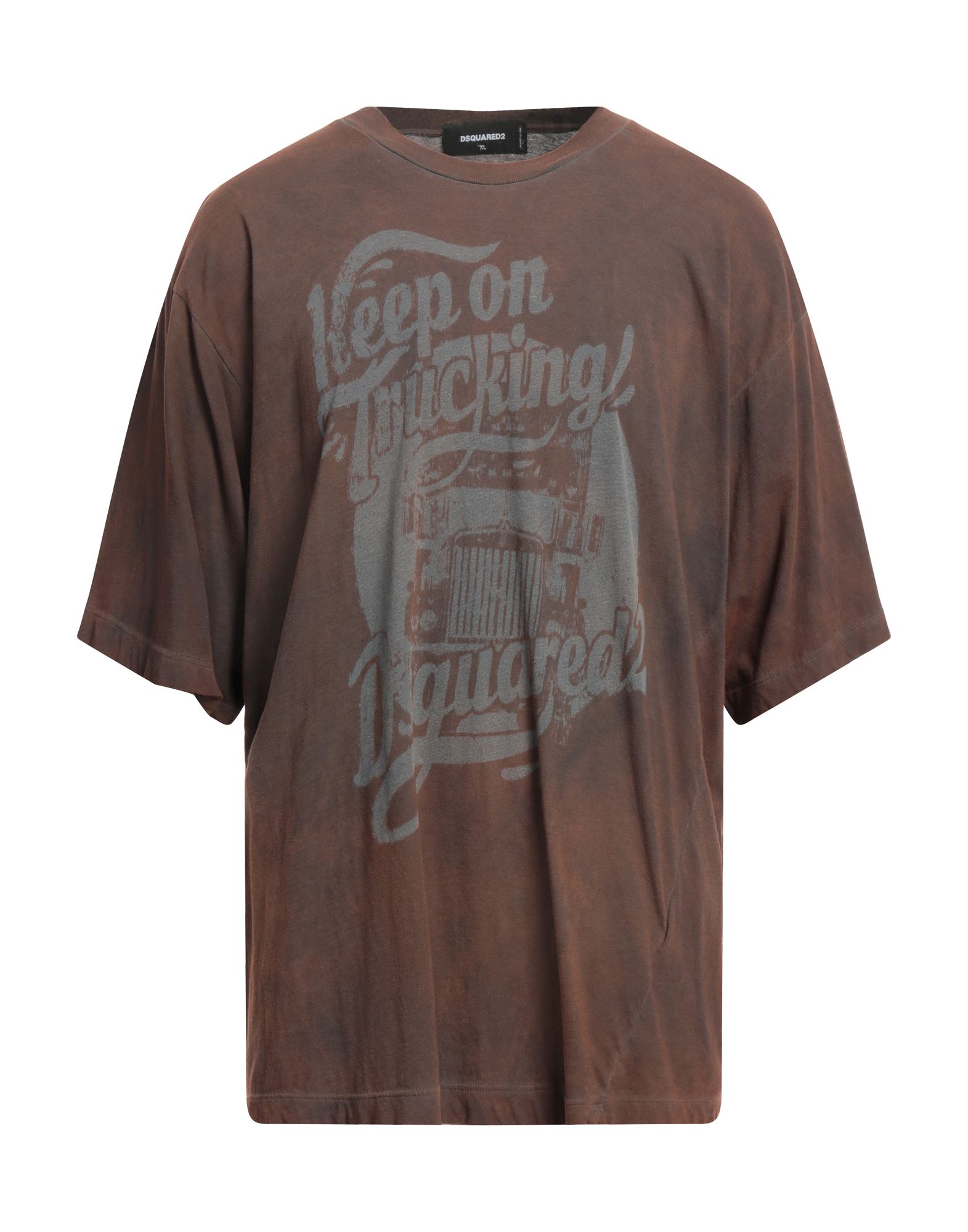 패턴 티셔츠, 저지, 프린트 디테일 솔리드 컬러, 브랜드 로고, 크루넥, 쇼트 슬리브, 세탁기 세탁 또는 드라이클리닝, 표백 금지, 건조기 사용불가. 이미지