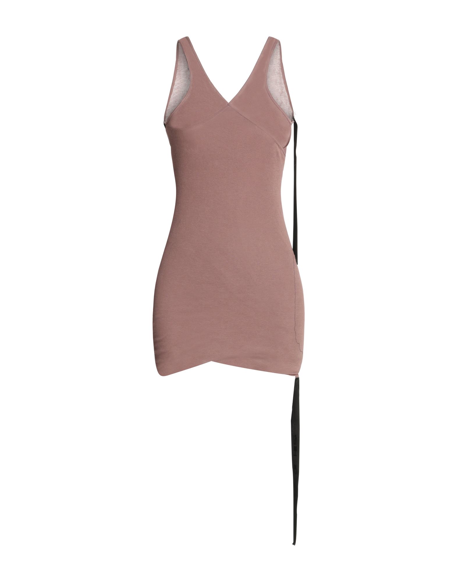 저지, 솔리드 컬러, 장식 부착 없음, 와이드 네크라인, 슬리브리스, 포켓 없음, 손세탁 또는 드라이클리닝, 표백 금지, 건조기 사용불가. 이미지