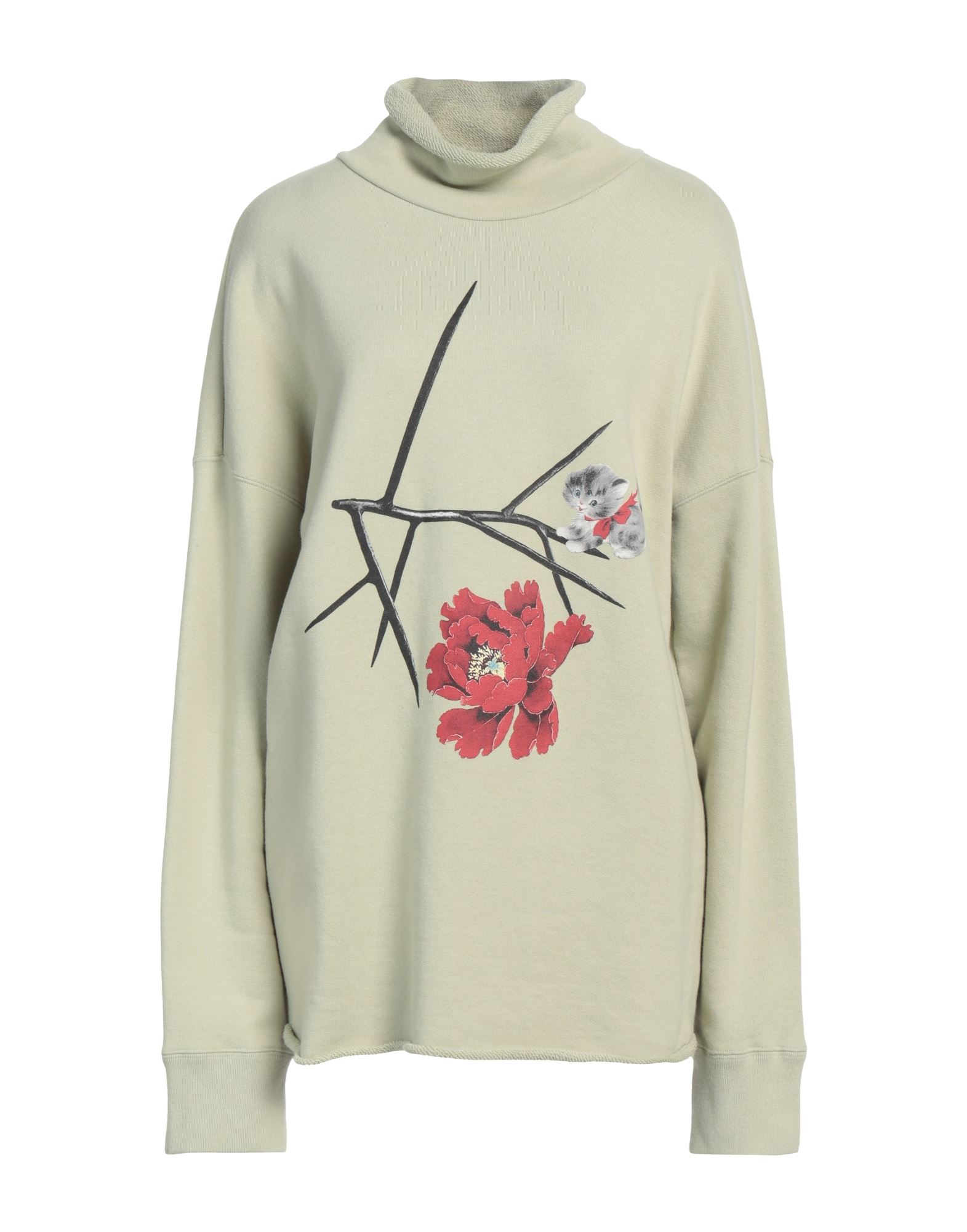 플리스, 프린트 디테일 솔리드 컬러, 장식 부착 없음, 터틀넥, 롱 슬리브, 세탁기로 세탁, 표백 금지, 건조기 사용불가. 이미지