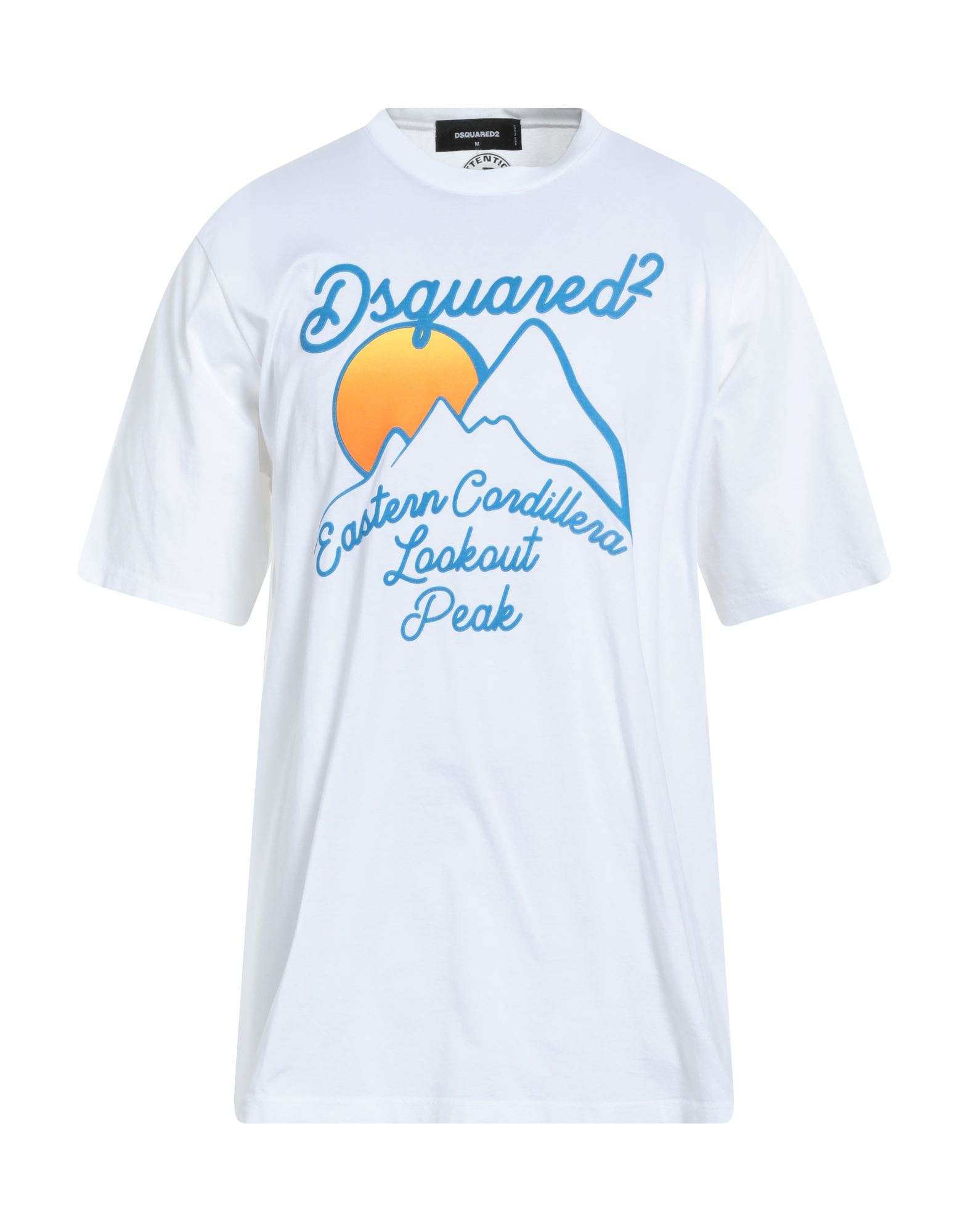 저지, 브랜드 로고, 프린트 디테일 솔리드 컬러, 크루넥, 쇼트 슬리브, 포켓 없음, 사이드 슬릿 헴라인. 이미지