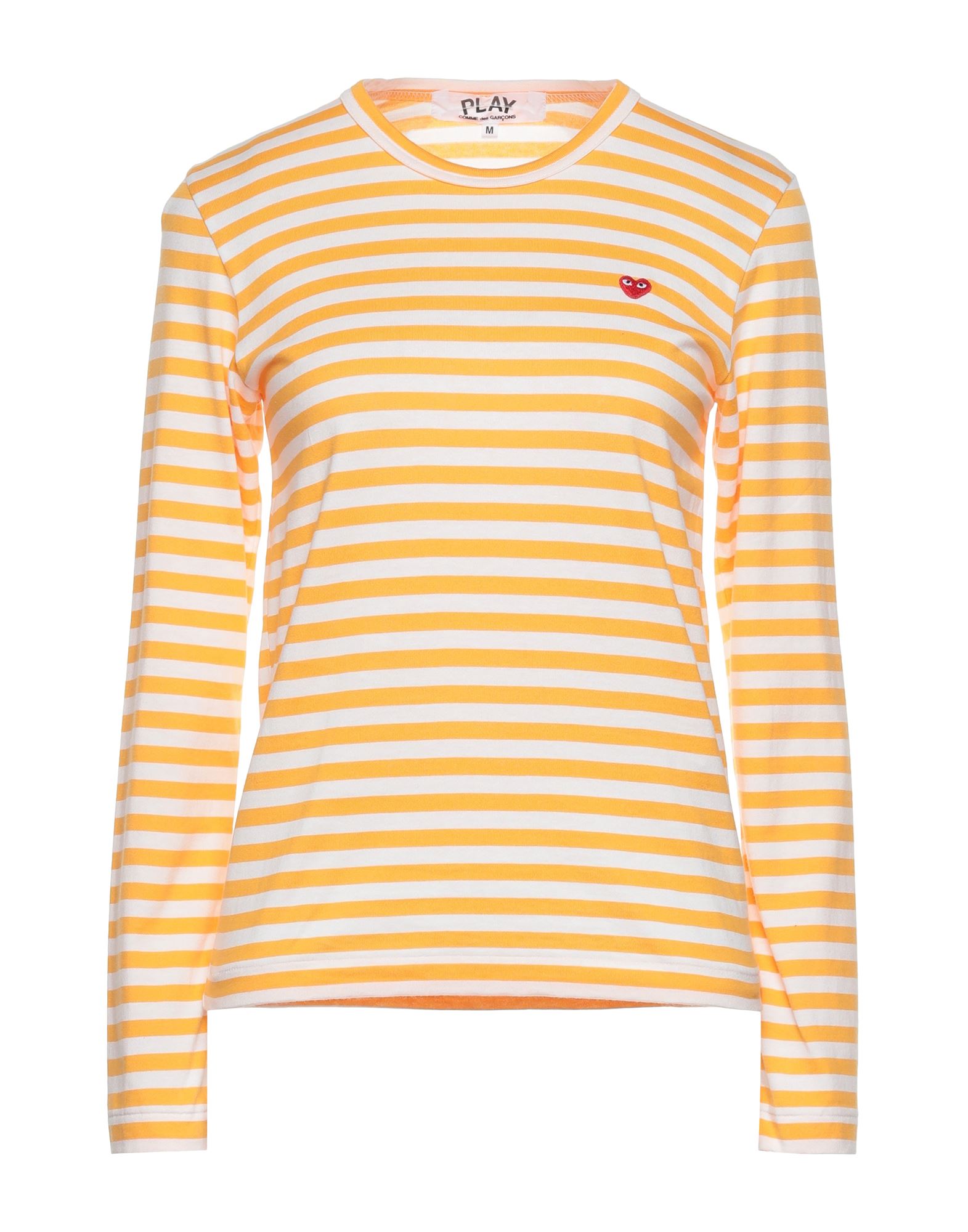 패턴 티셔츠, 저지, 스트라이프, 장식 효과, 크루넥, 롱 슬리브, 이 브랜드는 사이즈가 작게 나옵니다. 이미지