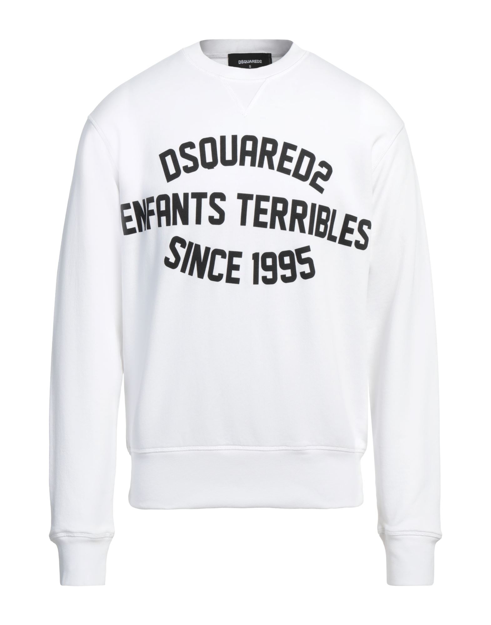 프렌치 테리, 프린트 디테일 솔리드 컬러, 브랜드 로고, 크루넥, 롱 슬리브, 세탁기 세탁 또는 드라이클리닝, 표백 금지, 건조기 사용불가. 이미지