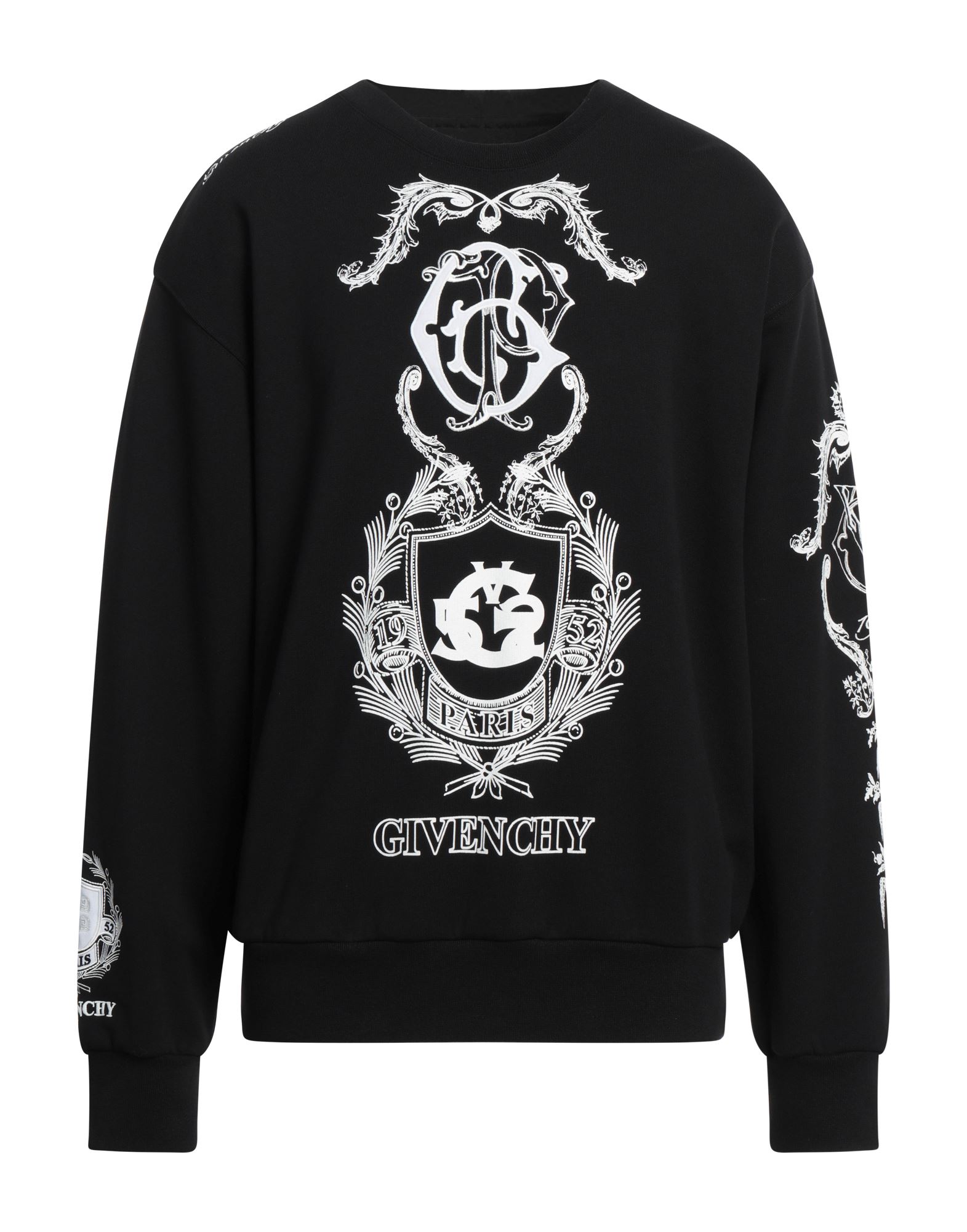 프렌치 테리, 프린트 디테일 솔리드 컬러, 자수 로고 장식, 크루넥, 롱 슬리브, 세탁기로 세탁, 표백 금지, 건조기 사용불가, 이 브랜드는 사이즈가 크게 나옵니다. 이미지