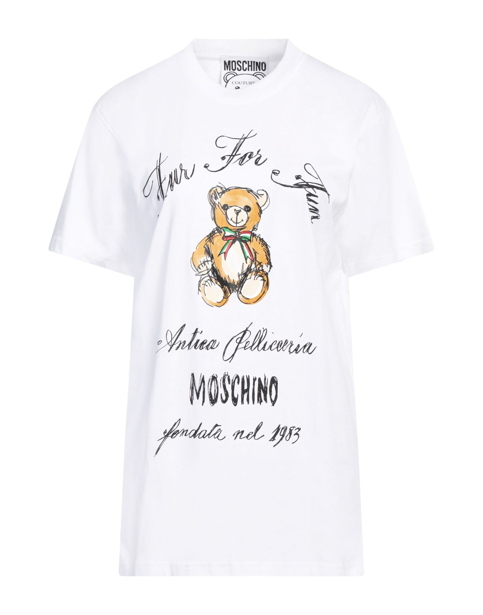 패턴 티셔츠, 저지, 프린트 디테일 솔리드 컬러, 브랜드 로고, 크루넥, 쇼트 슬리브, 손세탁, 표백 금지, 건조기 사용불가. 이미지