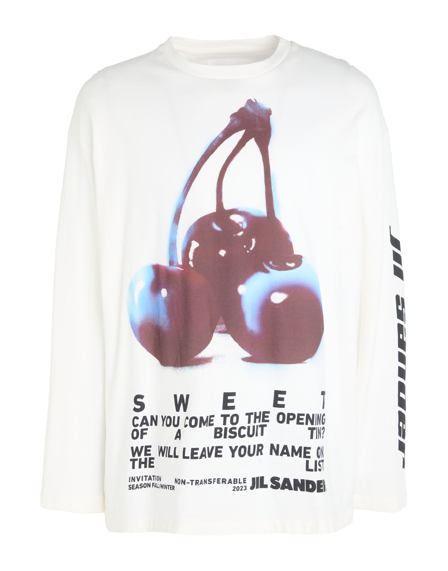 저지, 브랜드 로고, 프린트 디테일 솔리드 컬러, 크루넥, 롱 슬리브, 포켓 없음, 손세탁 또는 드라이클리닝, 표백 금지, 건조기 사용불가, 패턴 티셔츠. 이미지