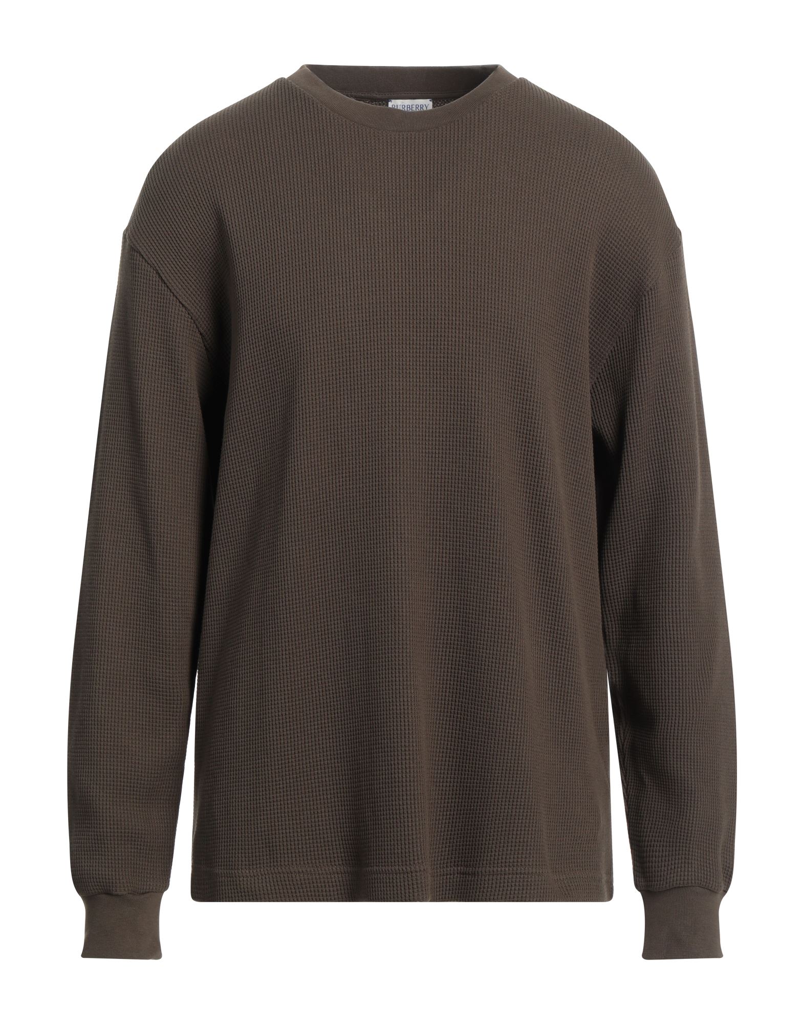 티셔츠, 저지, 자카드, 솔리드 컬러, 장식 부착 없음, 크루넥, 롱 슬리브, 세탁기로 세탁, 표백 금지, 건조기 사용불가. 이미지