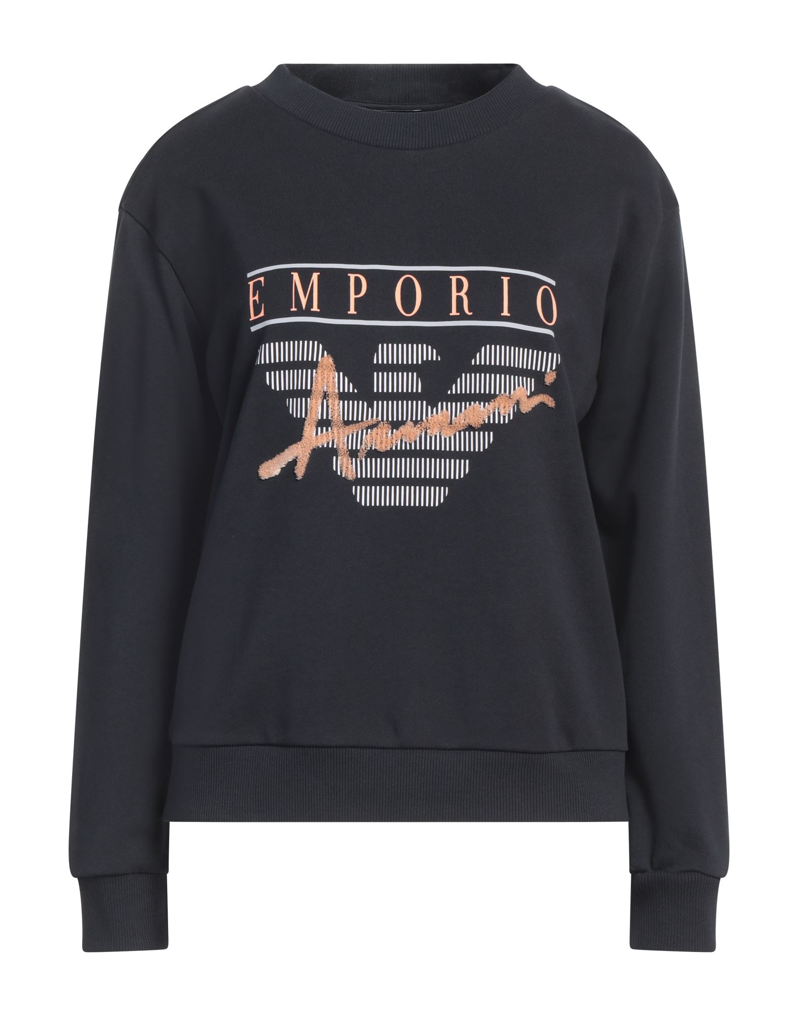 프렌치 테리, 플로킹 가공, 프린트 디테일 솔리드 컬러, 브랜드 로고, 크루넥, 롱 슬리브, 세탁기로 세탁, 표백 금지, 건조기 사용불가, 이 브랜드는 사이즈가 작게 나옵니다. 이미지