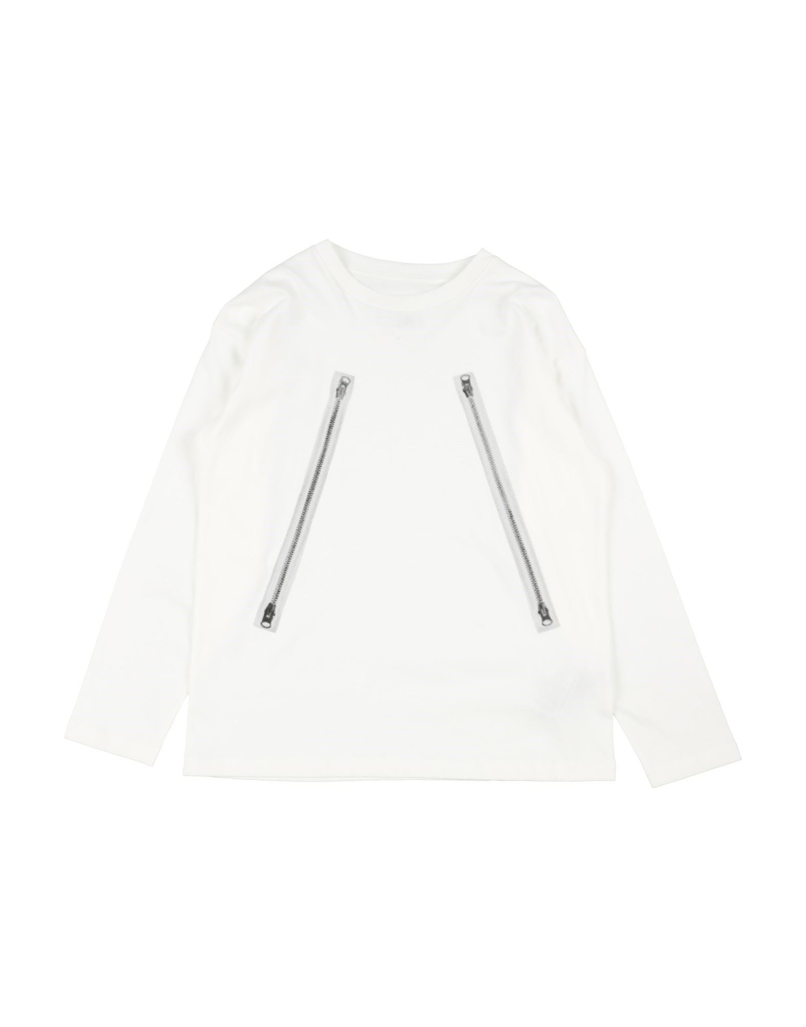 저지, 프린트 디테일 솔리드 컬러, 장식 부착 없음, 크루넥, 롱 슬리브, 이 아이템에는 인증된 오가닉 섬유가 포함되어 있습니다, 세탁기로 세탁, 표백 금지, 건조기 사용불가. 이미지