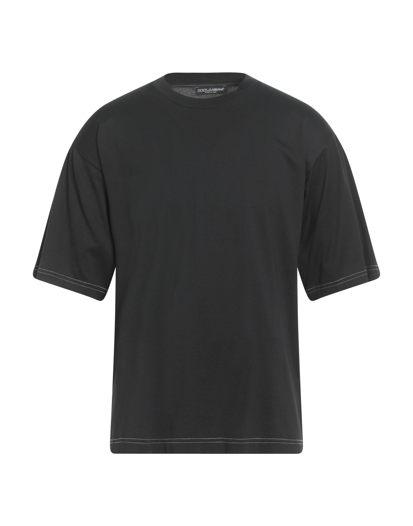 베이직 티, 저지, 솔리드 컬러, 장식 부착 없음, 크루넥, 쇼트 슬리브, 스트레치, 세탁기 세탁 또는 드라이클리닝, 표백 금지, 건조기 사용불가, 이 브랜드는 사이즈가 크게 나옵니다. 이미지