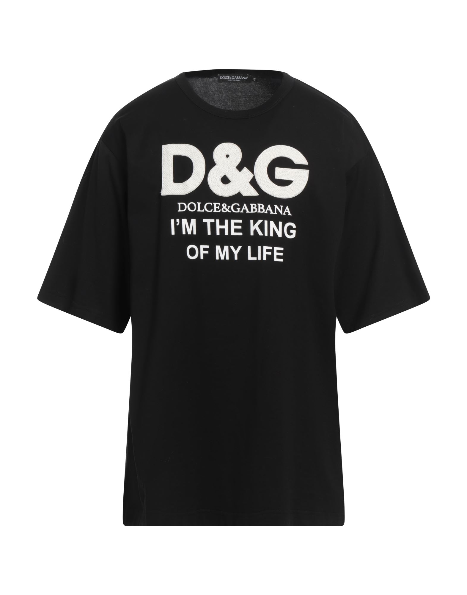 패턴 티셔츠, 저지, 장식 디테일 솔리드 컬러, 시퀸, 장식 효과, 브랜드 로고, 크루넥, 쇼트 슬리브, 드라이클리닝, 표백 금지, 건조기 사용불가, 이 브랜드는 사이즈가 크게 나옵니다. 이미지