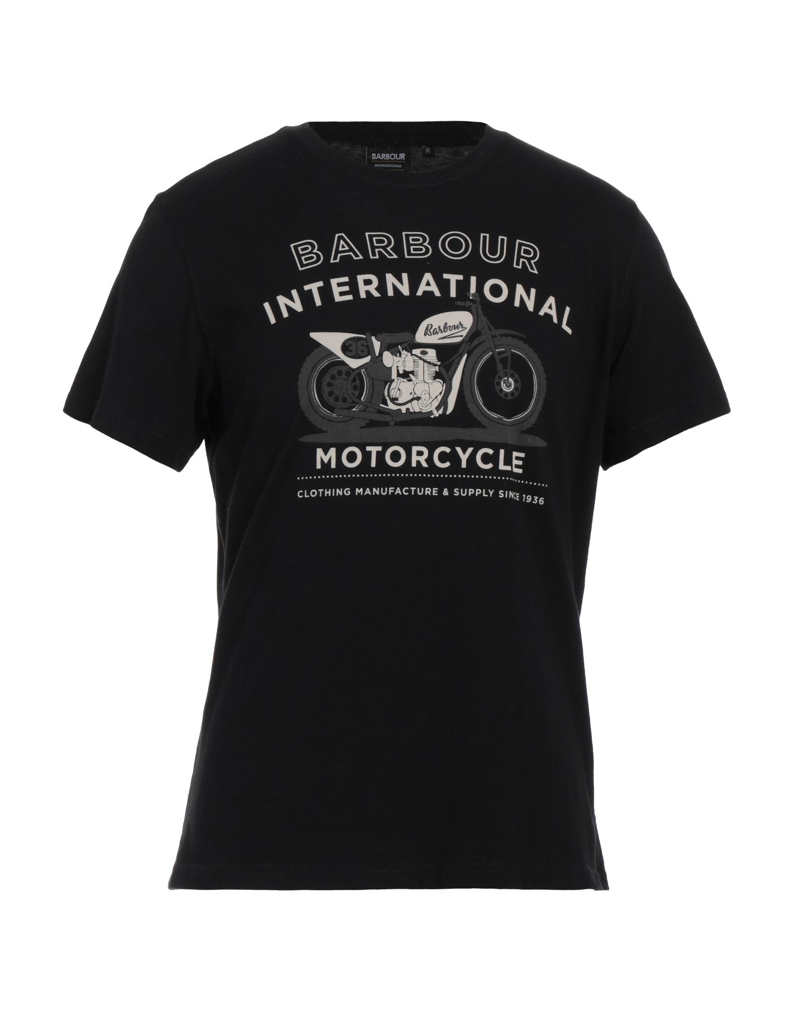 저지, 브랜드 로고, 프린트 디테일 솔리드 컬러, 라운드 네크라인, 쇼트 슬리브, 포켓 없음. 이미지