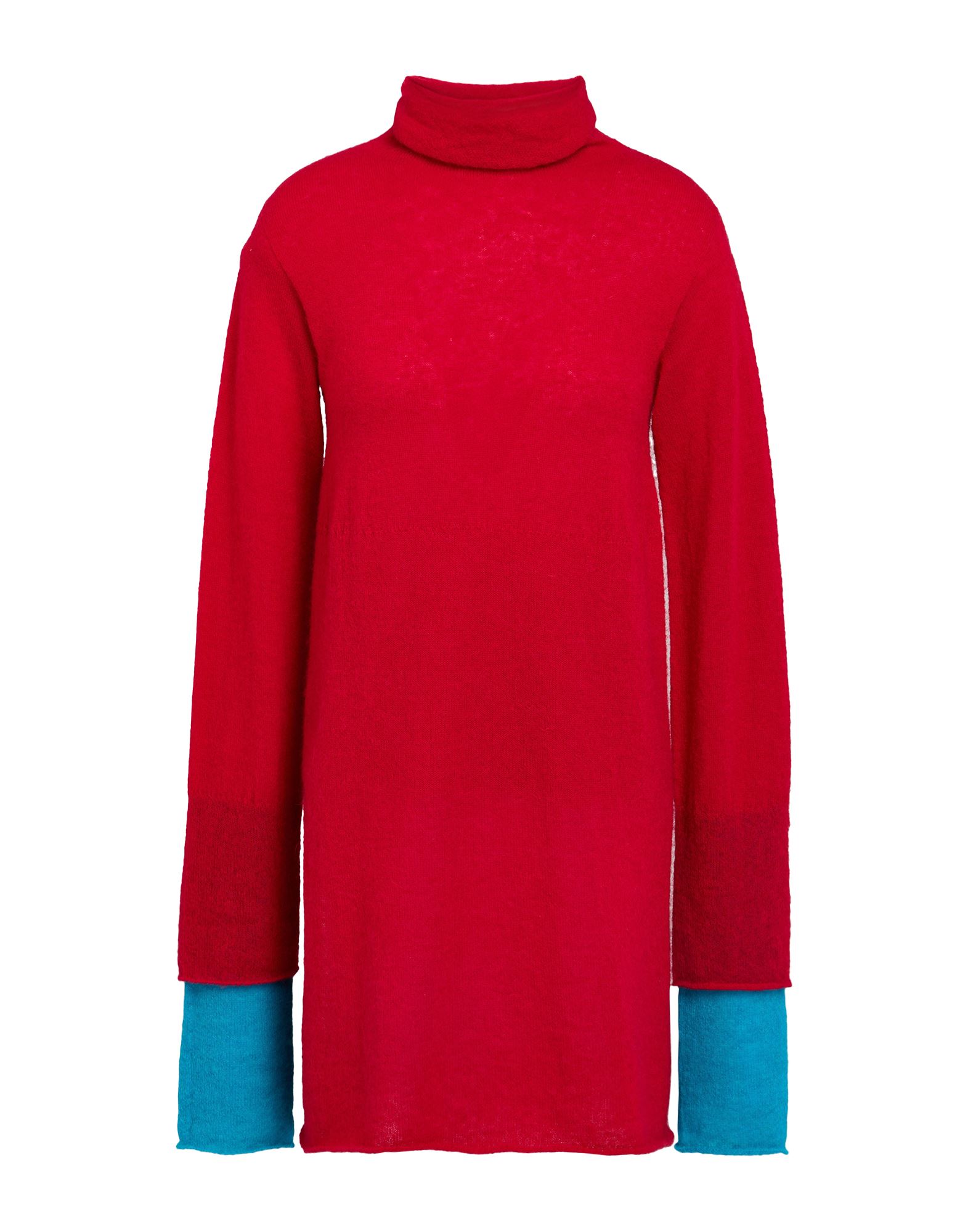 니트 소재, 라이트웨이트 니트, 투톤 패턴, 장식 부착 없음, 터틀넥, 롱 슬리브, 드라이클리닝, 표백 금지, 건조기 사용불가. 이미지