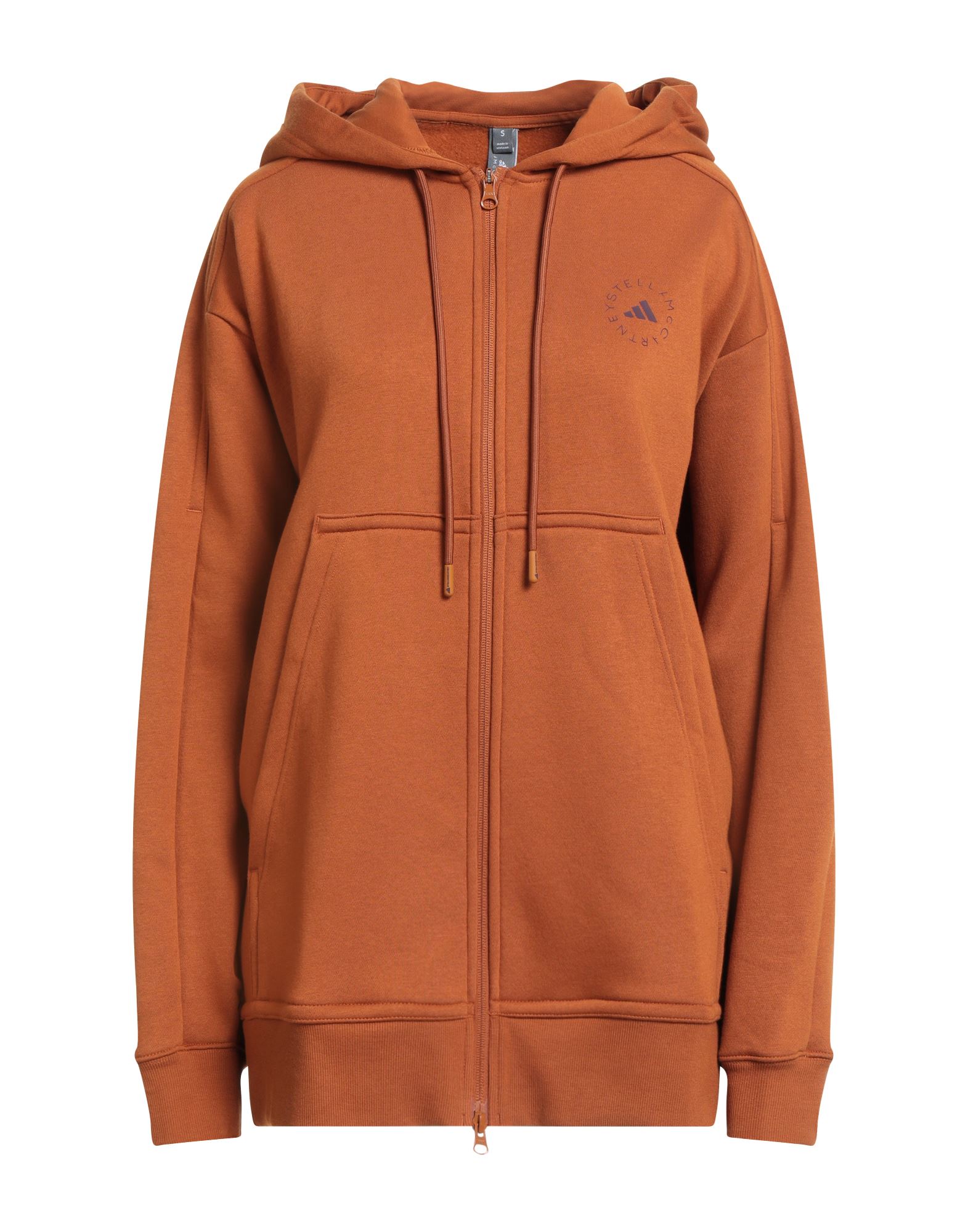 플리스, 장식 디테일 솔리드 컬러, 브랜드 로고, 후드, 롱 슬리브, 지퍼 여밈, 세탁기로 세탁, 건조기 사용불가. 이미지