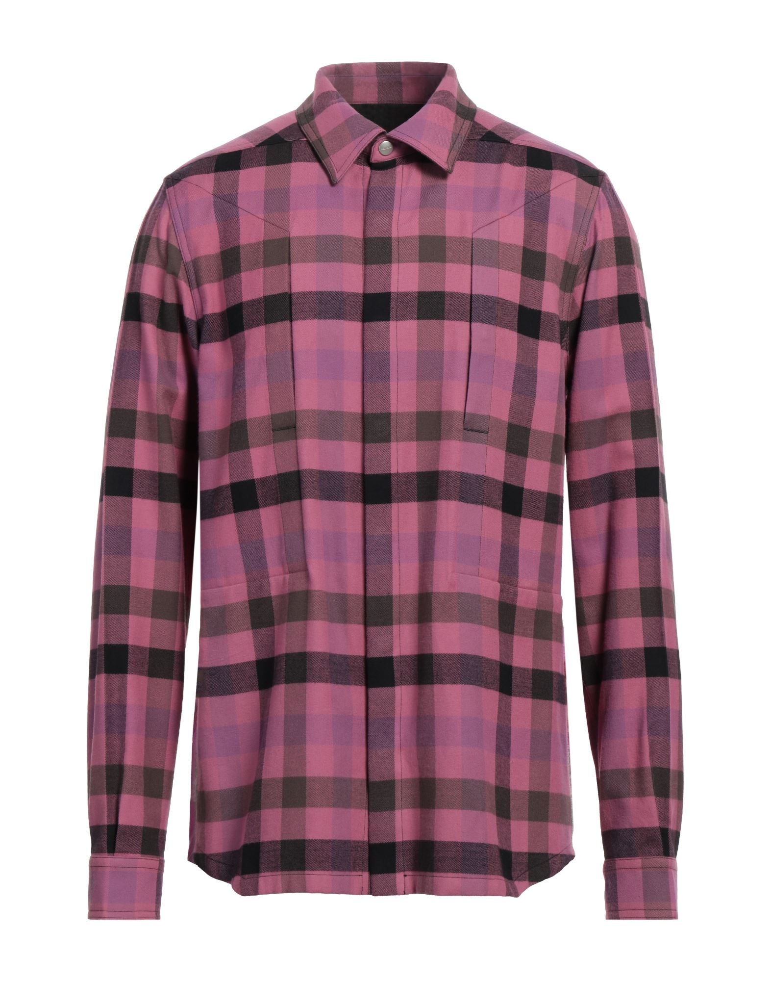 플란넬, 새틴, 장식 효과, 체크, 클래식 칼라, 롱 슬리브, 스냅버튼 여밈, 멀티 포켓, 드라이클리닝, 표백 금지, 건조기 사용불가, 레귤러 셔츠. 이미지