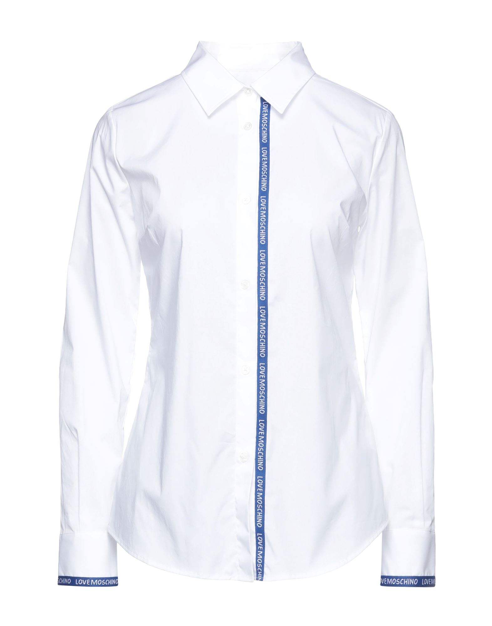 평직, 콘트라스트 디테일, 브랜드 로고, 솔리드 컬러, 클래식 칼라, 롱 슬리브, 버튼 커프스, 버튼 여밈, 포켓 없음, 스트레치. 이미지