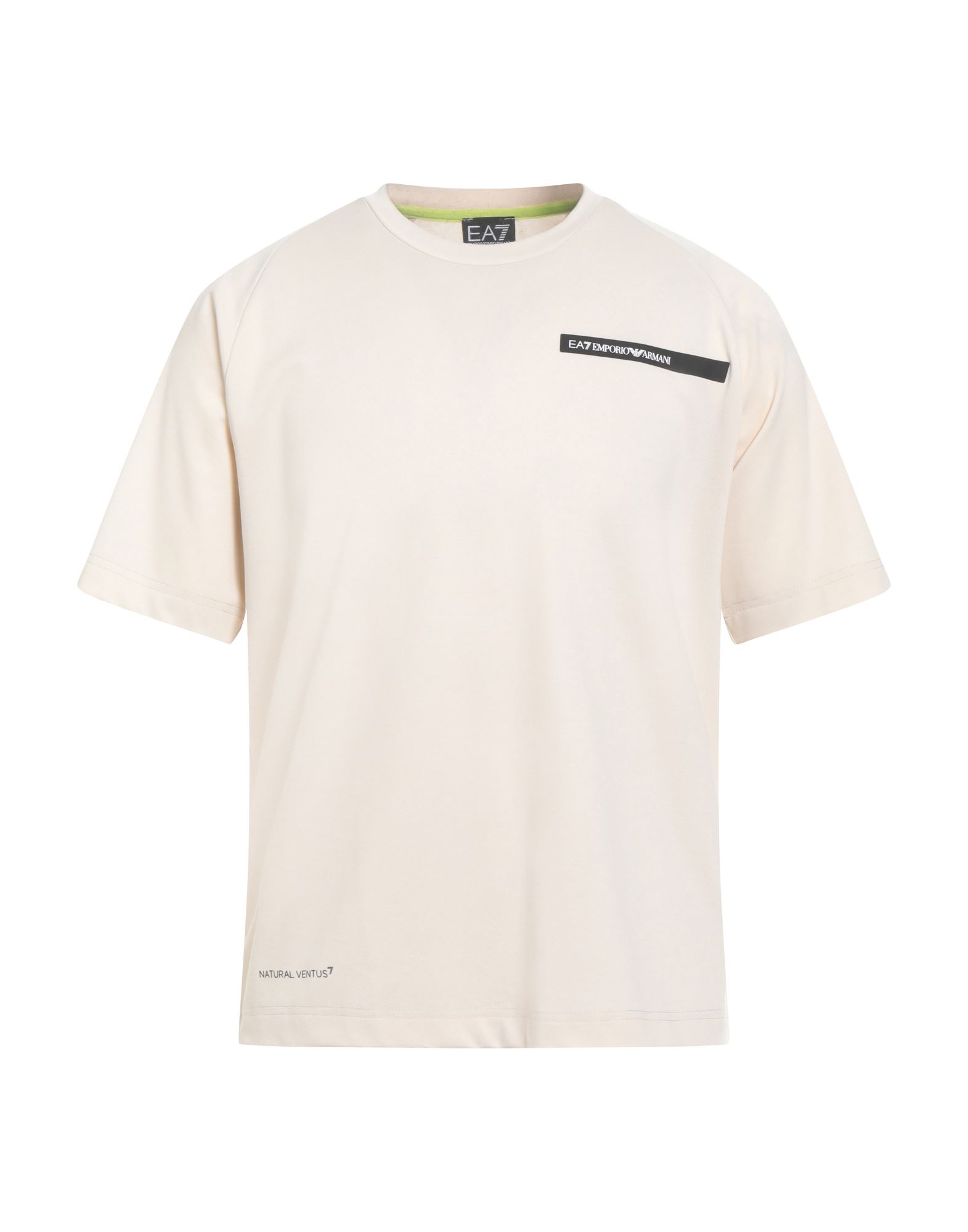 로고 프린트 티셔츠, 저지, 솔리드 컬러, 장식 부착 없음, 크루넥, 쇼트 슬리브, 스트레치, 세탁기로 세탁, 표백 금지, 건조기 사용불가. 이미지