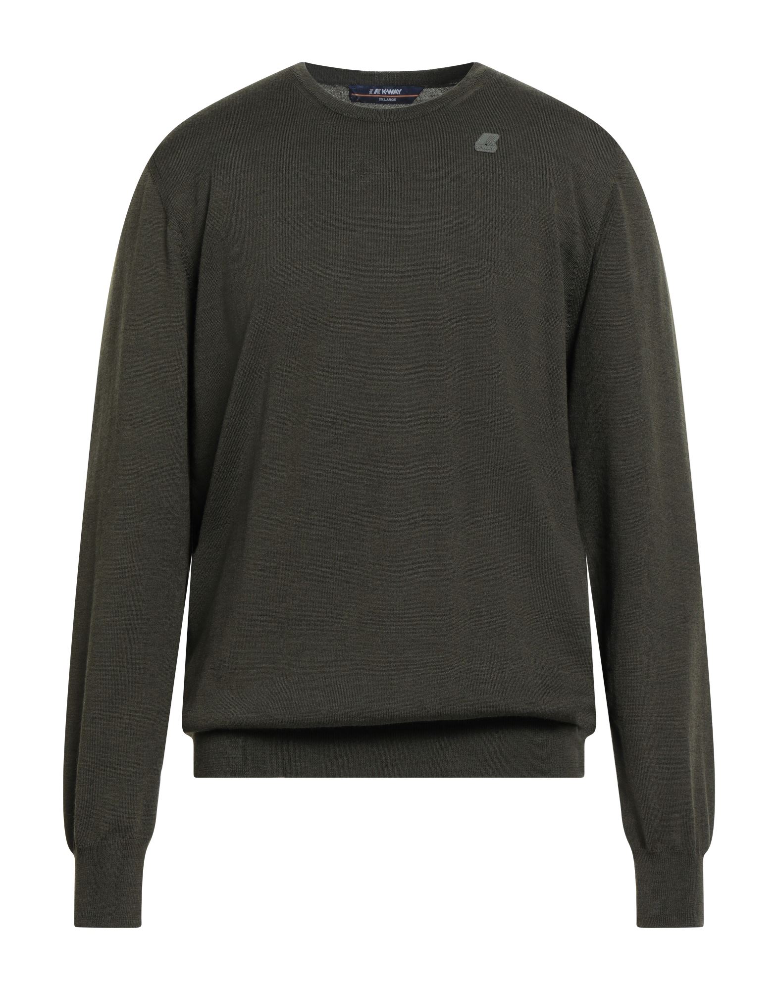 울, 라이트웨이트 니트, 브랜드 로고, 솔리드 컬러, 크루넥, 롱 슬리브, 세탁기 세탁 또는 드라이클리닝, 표백 금지, 건조기 사용불가. 이미지