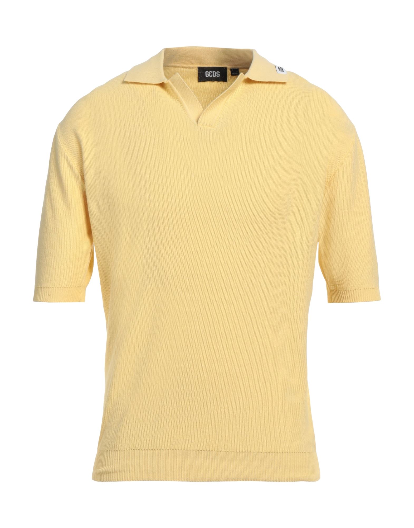 니트 소재, 라이트웨이트 니트, 솔리드 컬러, 브랜드 로고, 폴로 칼라, 쇼트 슬리브, 드라이클리닝 금지, 표백 금지, 건조기 사용불가, 다림질 금지. 이미지