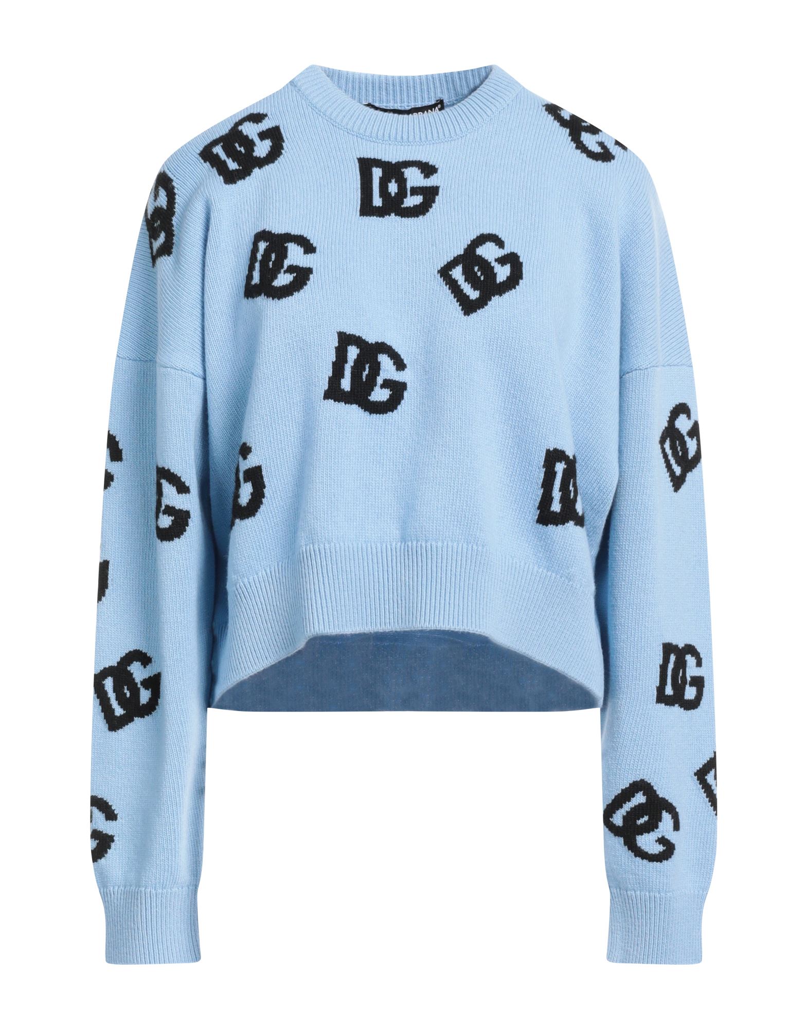 울, 인타르시아 니트, 라이트웨이트 니트, 로고 디자인, 장식 부착 없음, 크루넥, 롱 슬리브, 드라이클리닝, 표백 금지, 건조기 사용불가. 이미지