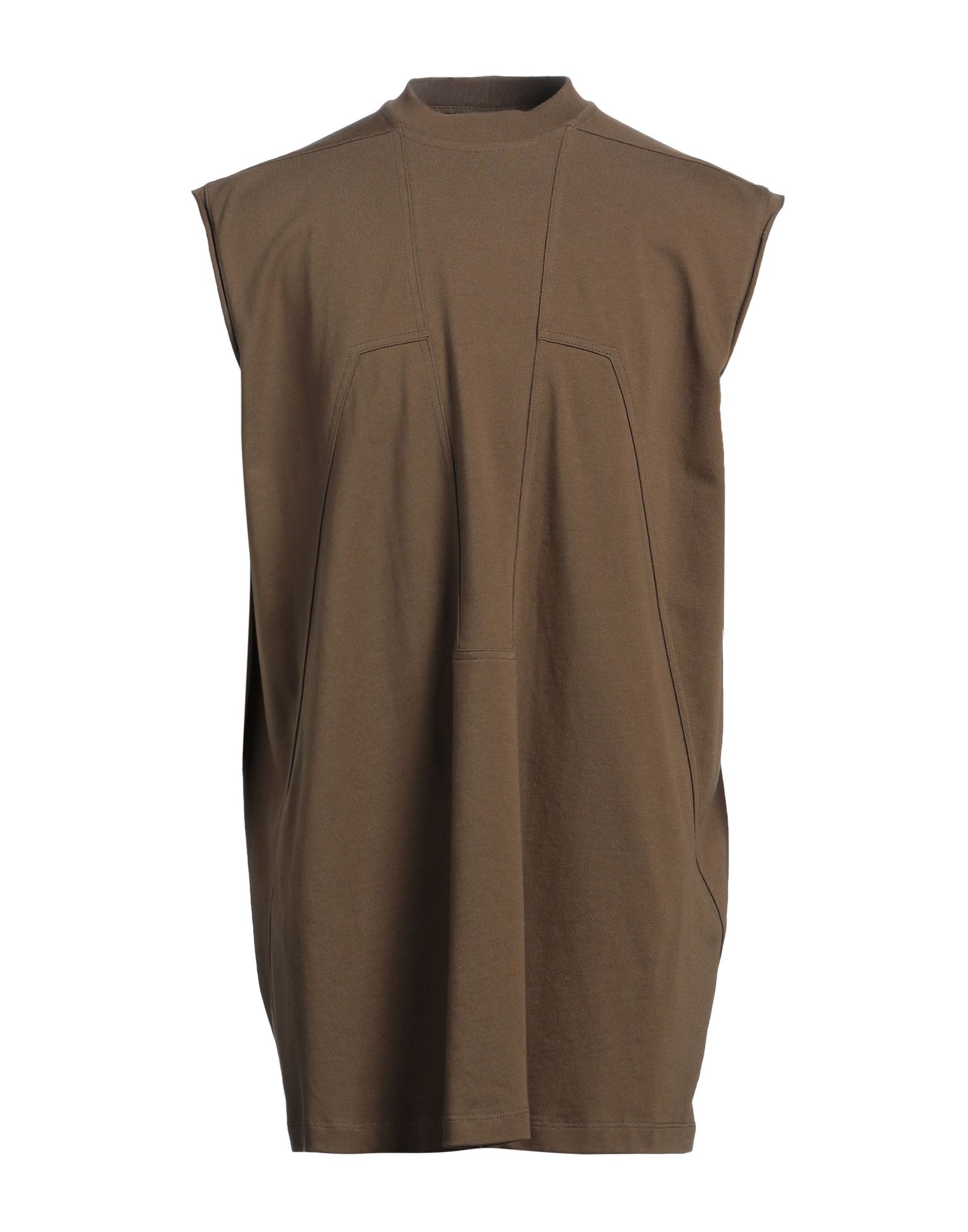 티셔츠, 저지, 솔리드 컬러, 장식 부착 없음, 크루넥, 슬리브리스, 손세탁 또는 드라이클리닝, 표백 금지, 건조기 사용불가. 이미지