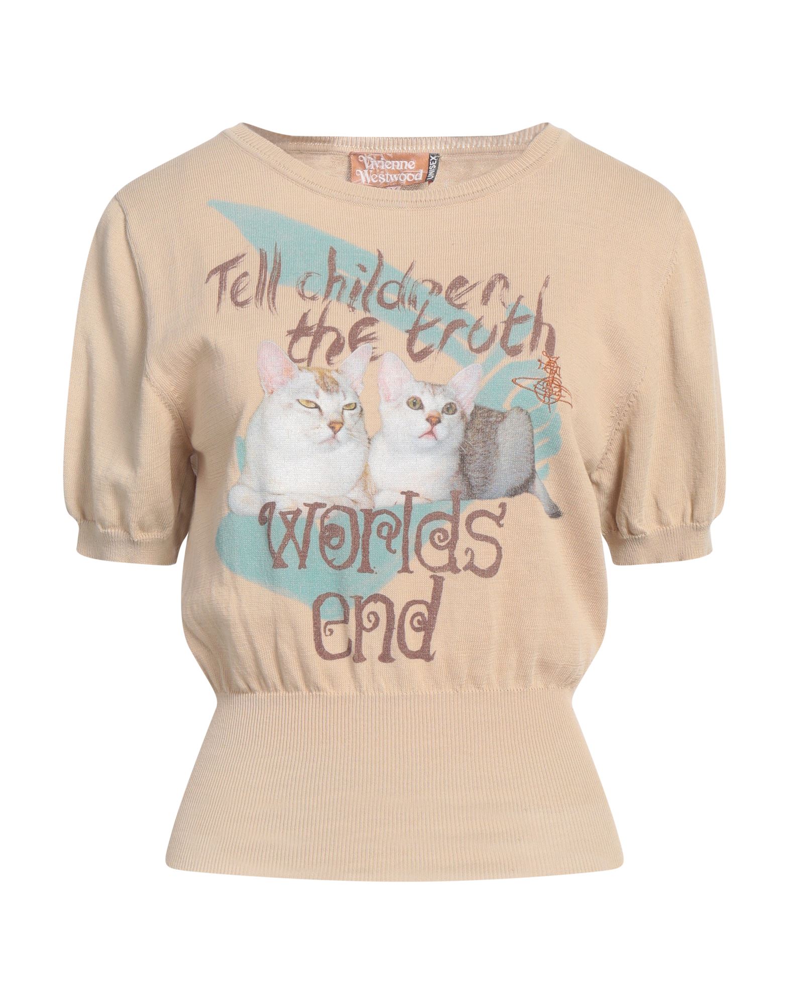 니트 소재, 라이트웨이트 니트, 프린트 디테일 솔리드 컬러, 자수 로고 장식, 크루넥, 쇼트 슬리브, 세탁기 세탁 또는 드라이클리닝, 표백 금지, 건조기 사용불가. 이미지