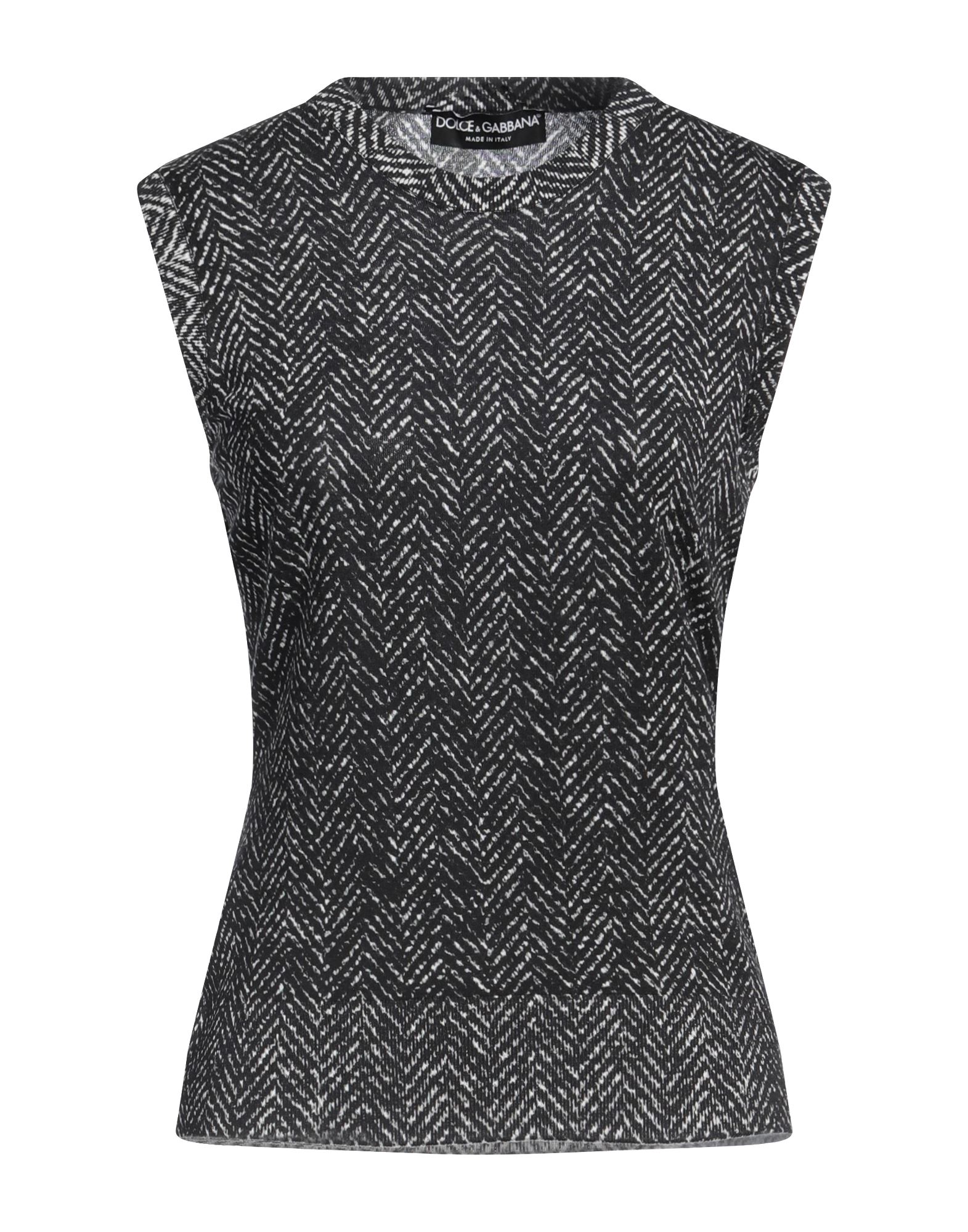 니트 소재, 장식 부착 없음, 라이트웨이트 니트, 라운드 네크라인, 헤링본, 슬리브리스, 포켓 없음. 이미지