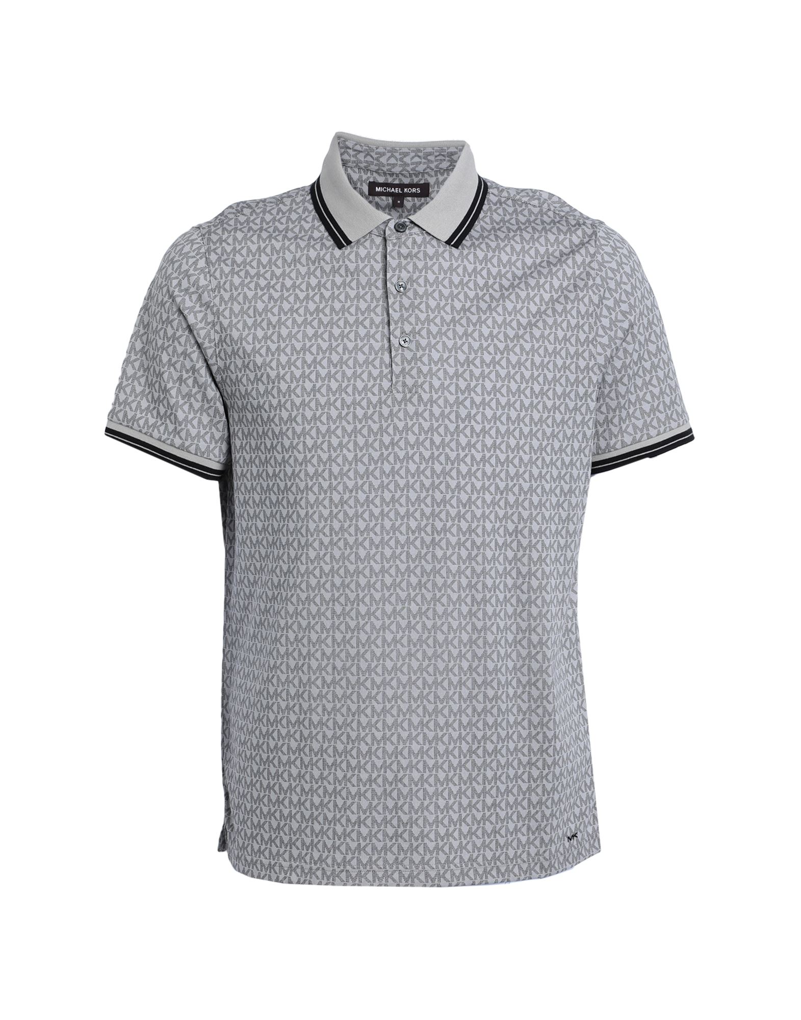 저지, 로고 디자인, 파이핑 트림, 버튼 넥, 쇼트 슬리브, 사이드 슬릿 헴라인. 이미지