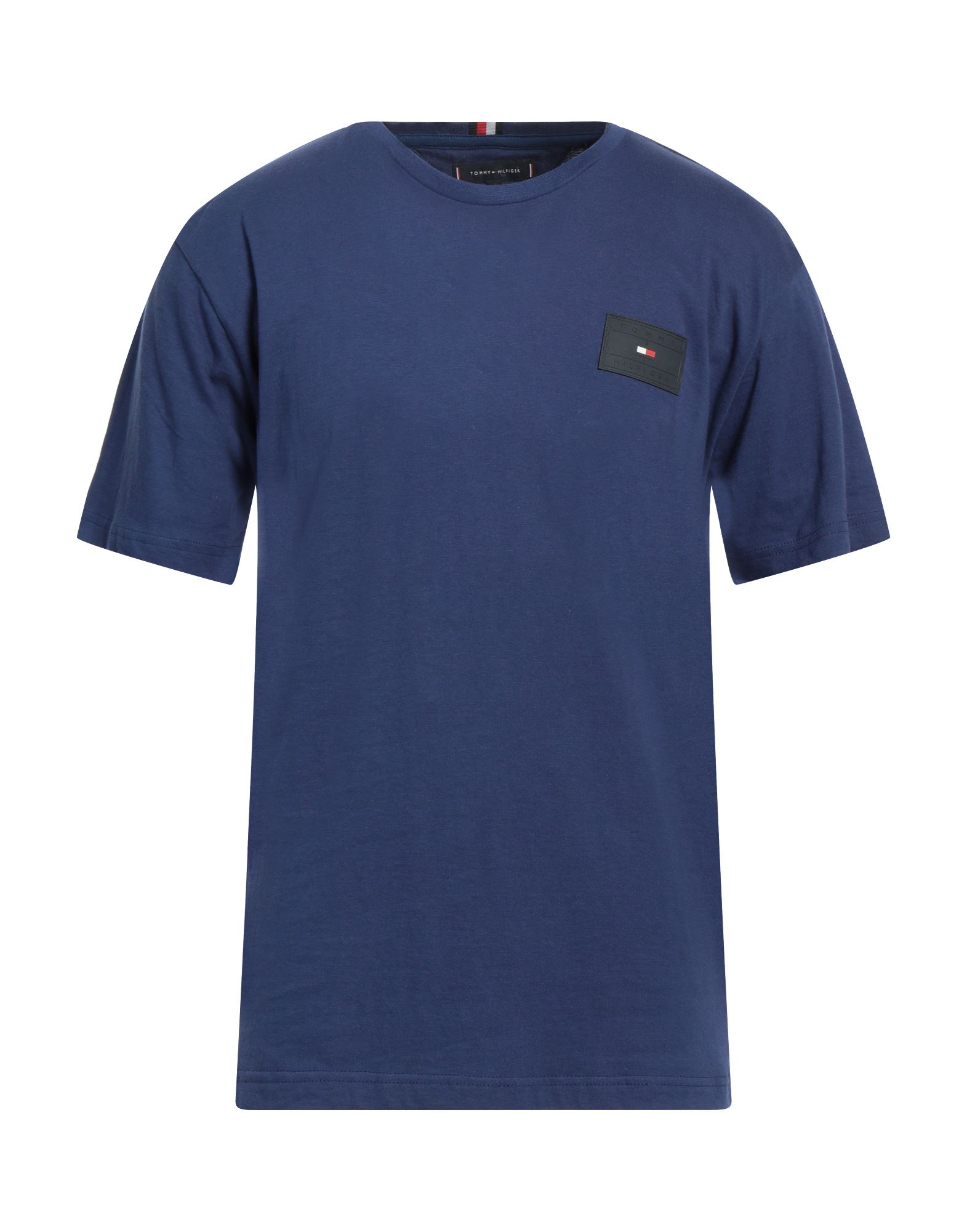 티셔츠, 저지, 장식 디테일 솔리드 컬러, 브랜드 로고, 크루넥, 쇼트 슬리브, 세탁기로 세탁, 건조기 사용불가. 이미지