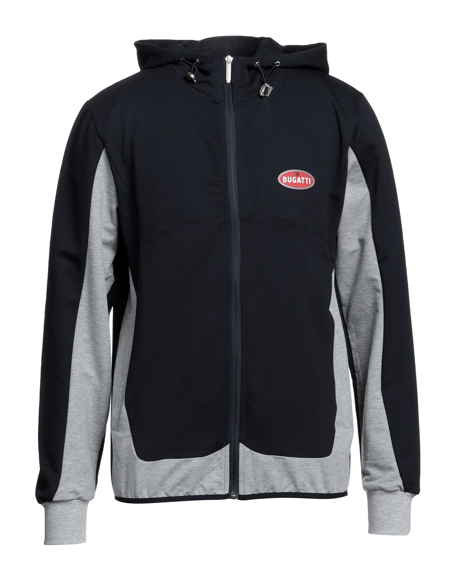 플리스, 브랜드 로고, 투톤 패턴, 후드, 롱 슬리브, 지퍼 여밈, 스트레치. 이미지