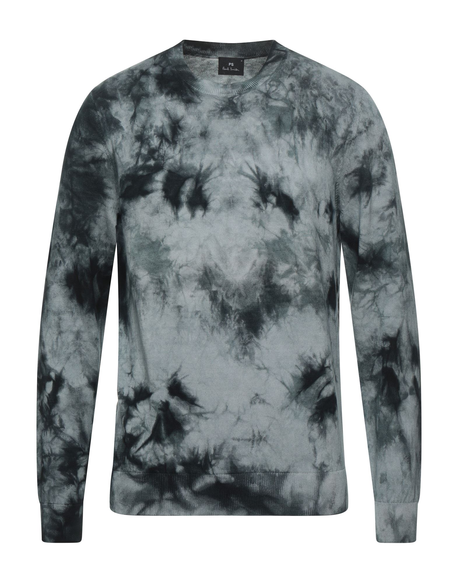 니트 소재, 장식 부착 없음, 라이트웨이트 니트, 라운드 네크라인, 멀티컬러 패턴, 롱 슬리브, 포켓 없음. 이미지