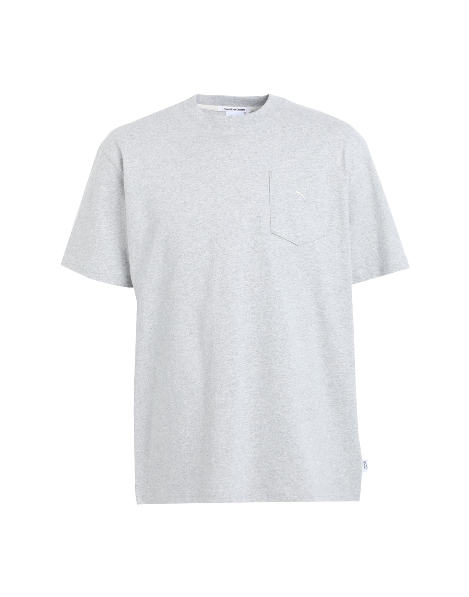 티셔츠, 저지, 장식 디테일 솔리드 컬러, 자수 로고 장식, 크루넥, 쇼트 슬리브, 포켓 1개, lifestyle, 세탁기로 세탁, 건조기 사용불가. 이미지