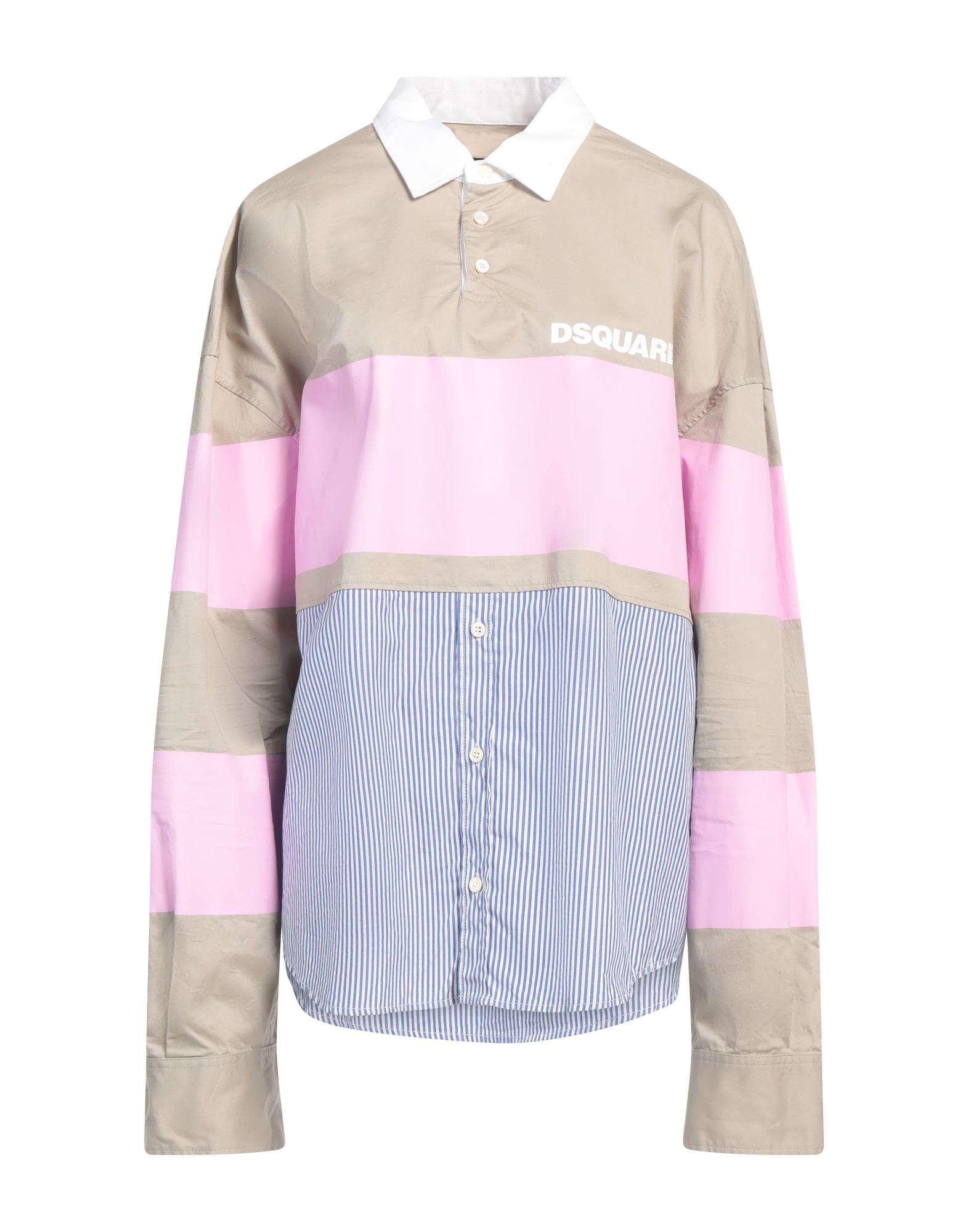 레귤러 셔츠, 트윌, 스트라이프, 브랜드 로고, 클래식 칼라, 롱 슬리브, 버튼 커프스, 버튼 여밈, 스트레치, 동물성 비섬유 자재 함유, 손세탁 또는 드라이클리닝, 표백 금지, 건조기 사용불가. 이미지