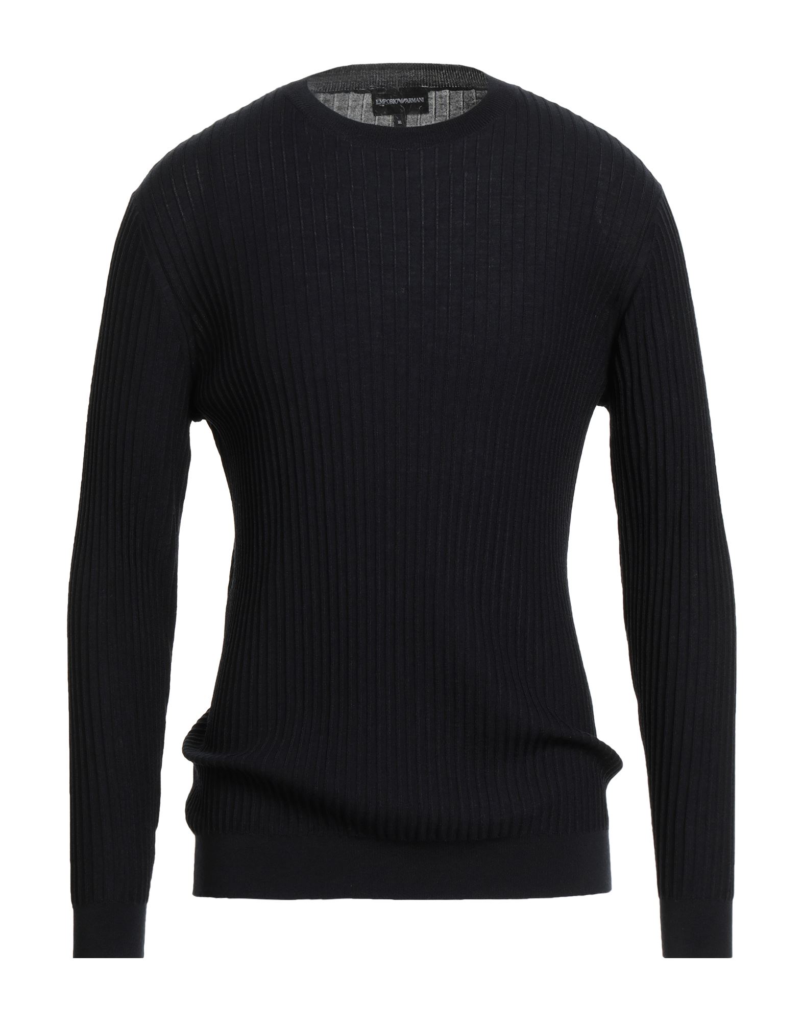 리브(rib) 조직, 라이트웨이트 니트, 장식 부착 없음, 솔리드 컬러, 크루넥, 롱 슬리브, 드라이클리닝, 표백 금지, 건조기 사용불가, 다림질 금지. 이미지