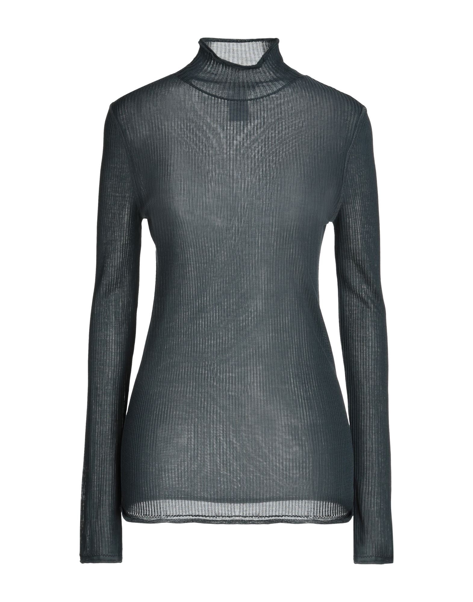 리브(rib) 조직, 라이트웨이트 니트, 장식 부착 없음, 솔리드 컬러, 터틀넥, 롱 슬리브, 손세탁 또는 드라이클리닝, 표백 금지, 건조기 사용불가. 이미지