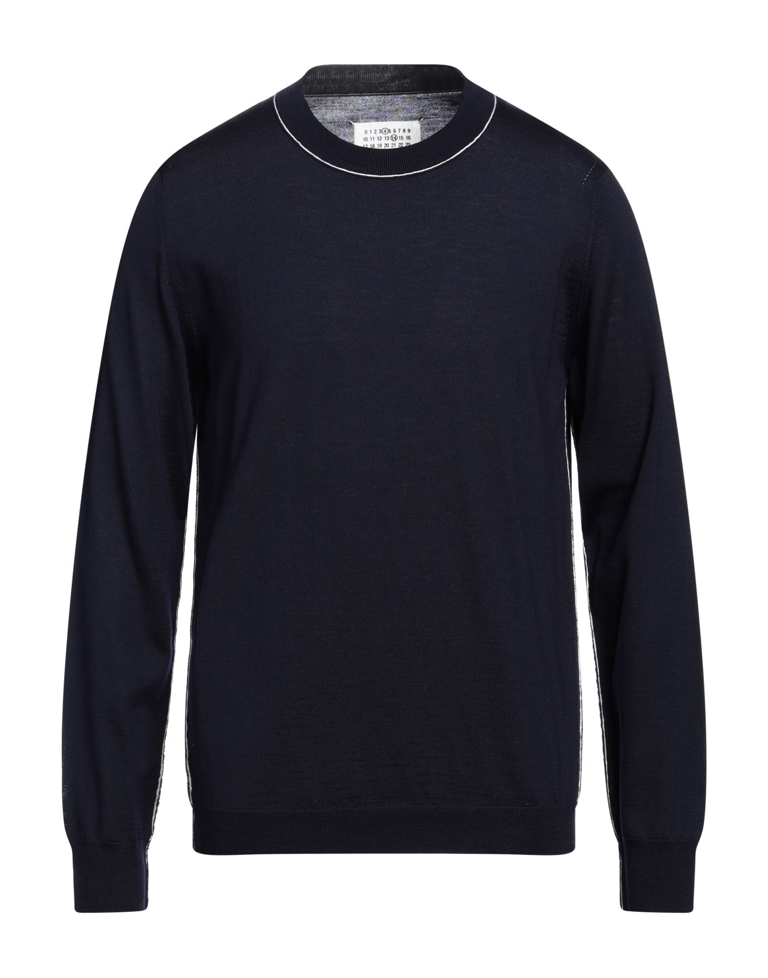 니트 소재, 라이트웨이트 니트, 장식 부착 없음, 투톤 패턴, 크루넥, 롱 슬리브, 포켓 없음, 물세탁 불가, 건조기 사용불가. 이미지