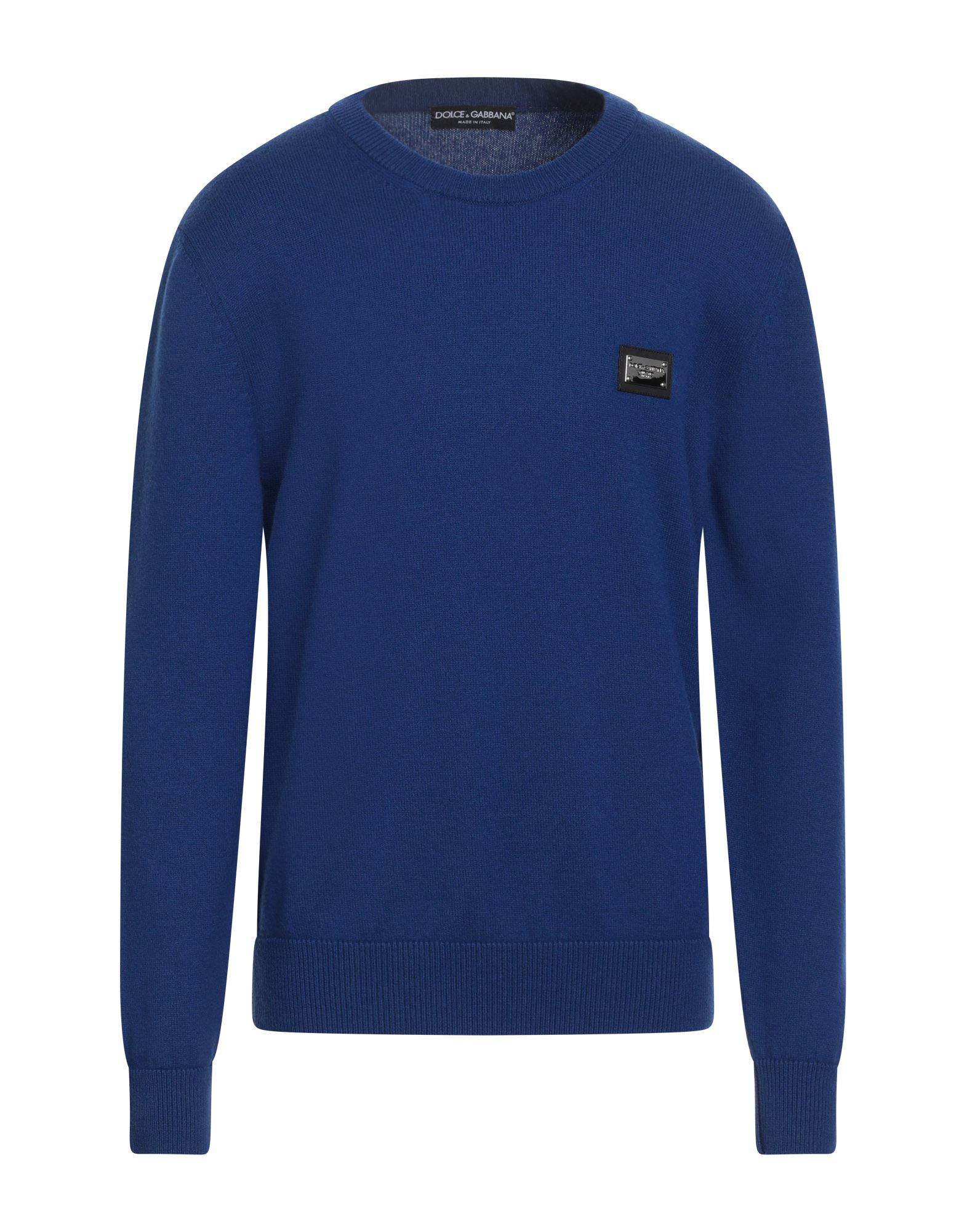 니트 소재, 라이트웨이트 니트, 브랜드 로고, 솔리드 컬러, 크루넥, 롱 슬리브, 라지 핏. 이미지