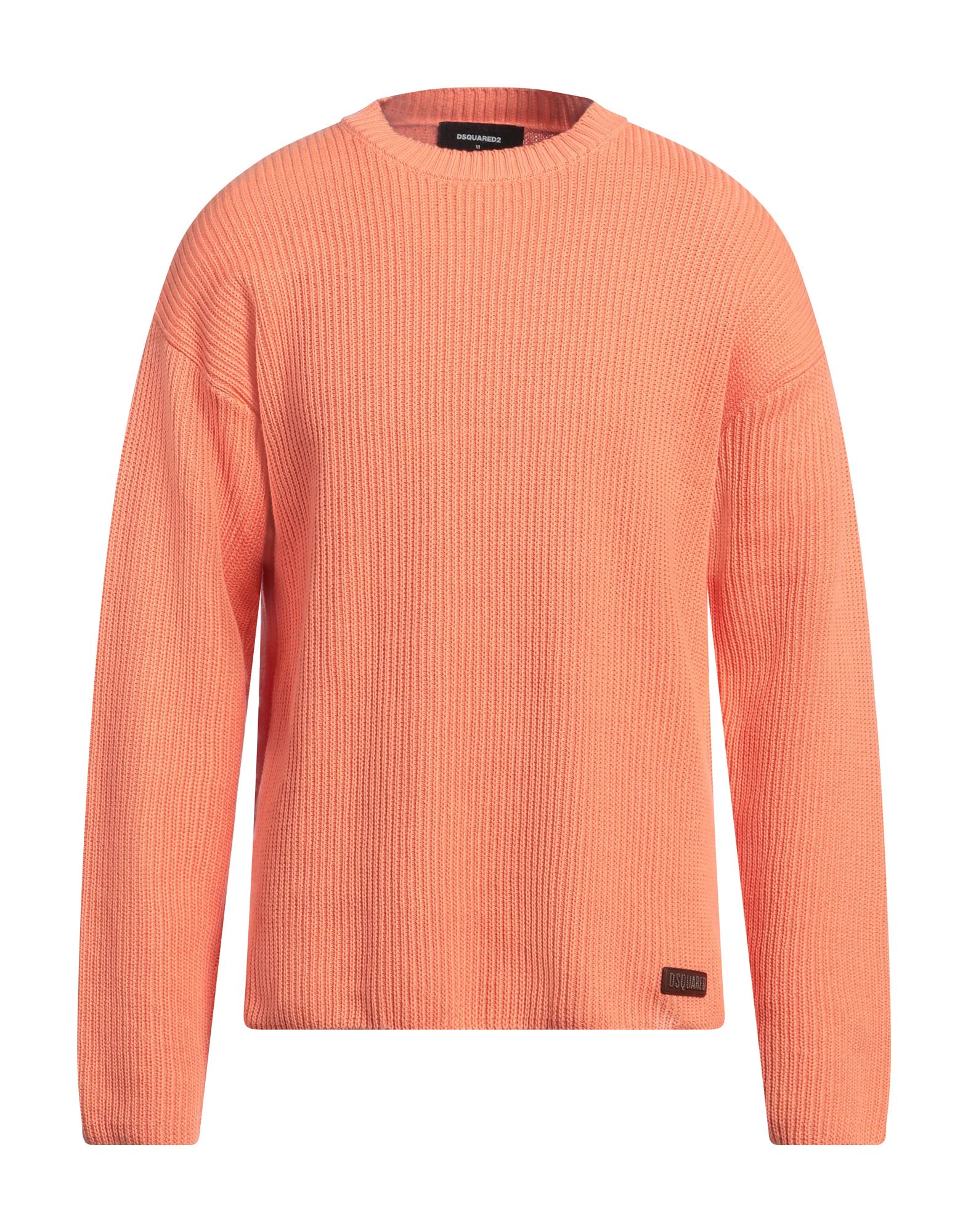 니트 소재, 라이트웨이트 니트, 브랜드 로고, 가죽 인서트, 솔리드 컬러, 크루넥, 롱 슬리브, 포켓 없음, 동물성 비섬유 자재 함유, 라지 핏. 이미지