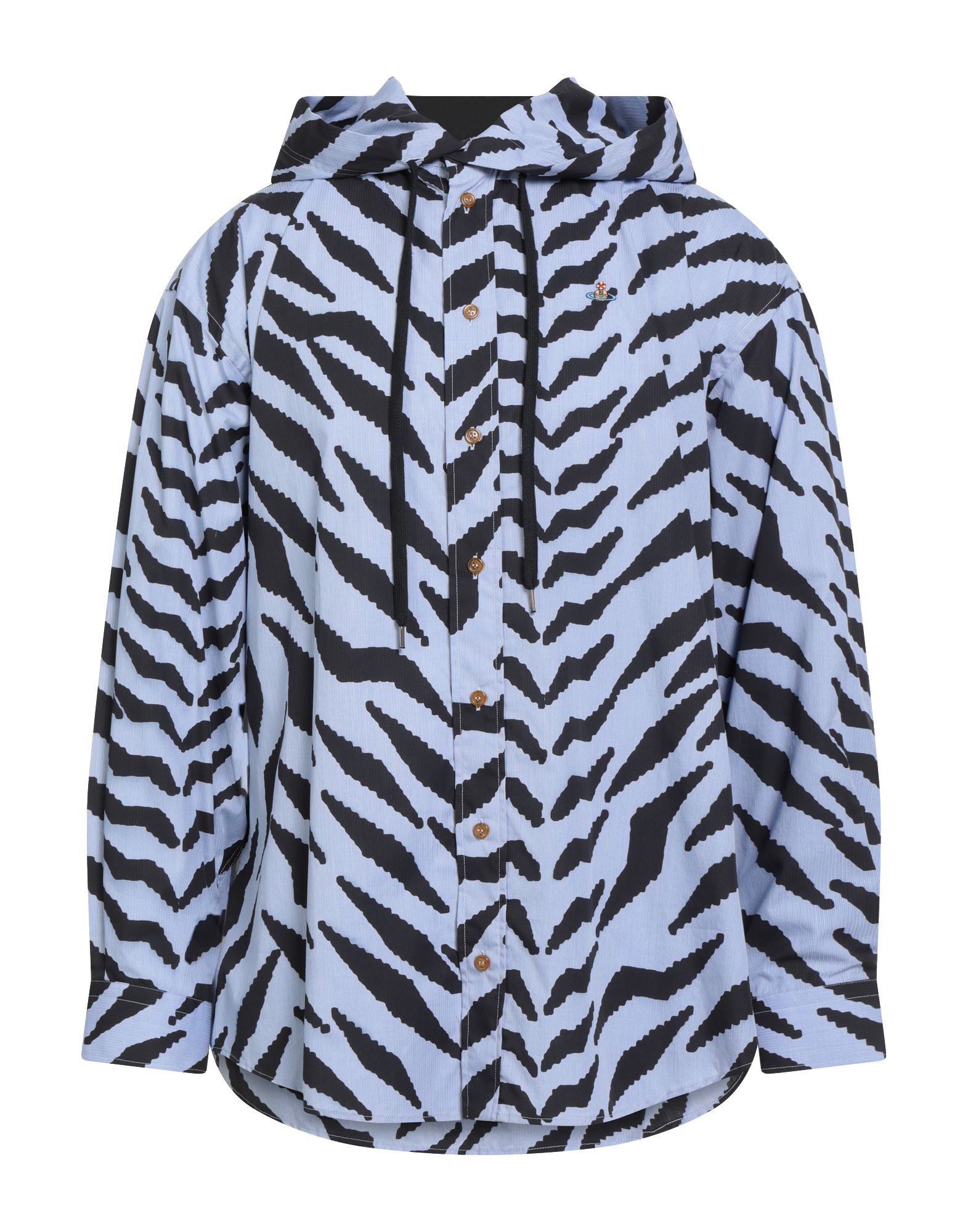 레귤러 셔츠, 우븐, 투톤 패턴, 자수 로고 장식, 후드, 롱 슬리브, 버튼 커프스, 버튼 여밈, 세탁기 세탁 또는 드라이클리닝, 표백 금지, 건조기 사용불가, 이 브랜드는 사이즈가 작게 나옵니다. 이미지