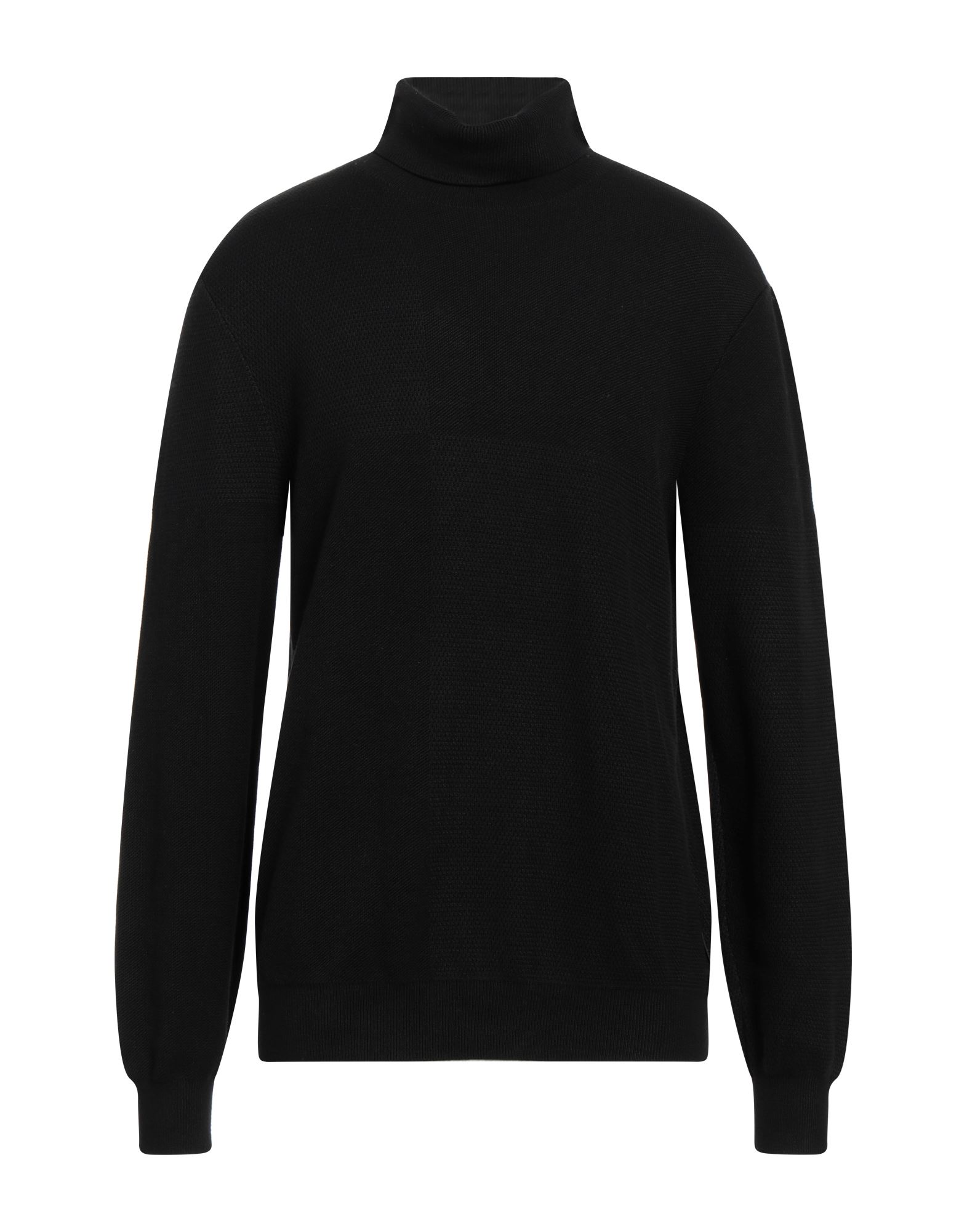 니트 소재, 라이트웨이트 니트, 장식 부착 없음, 솔리드 컬러, 터틀넥, 롱 슬리브, 포켓 없음. 이미지