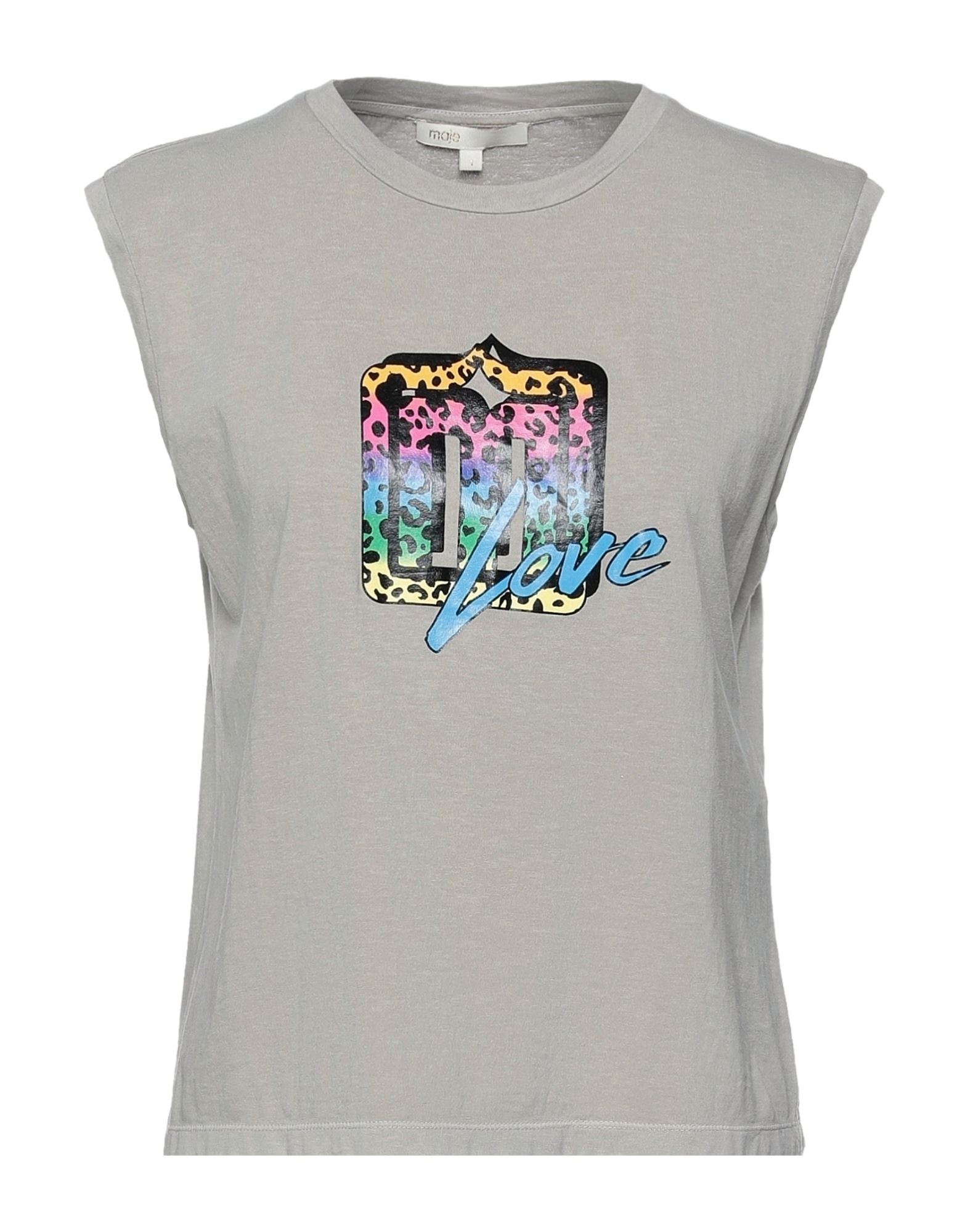 저지, 장식 부착 없음, 프린트 디테일 솔리드 컬러, 라운드 네크라인, 슬리브리스, 포켓 없음. 이미지