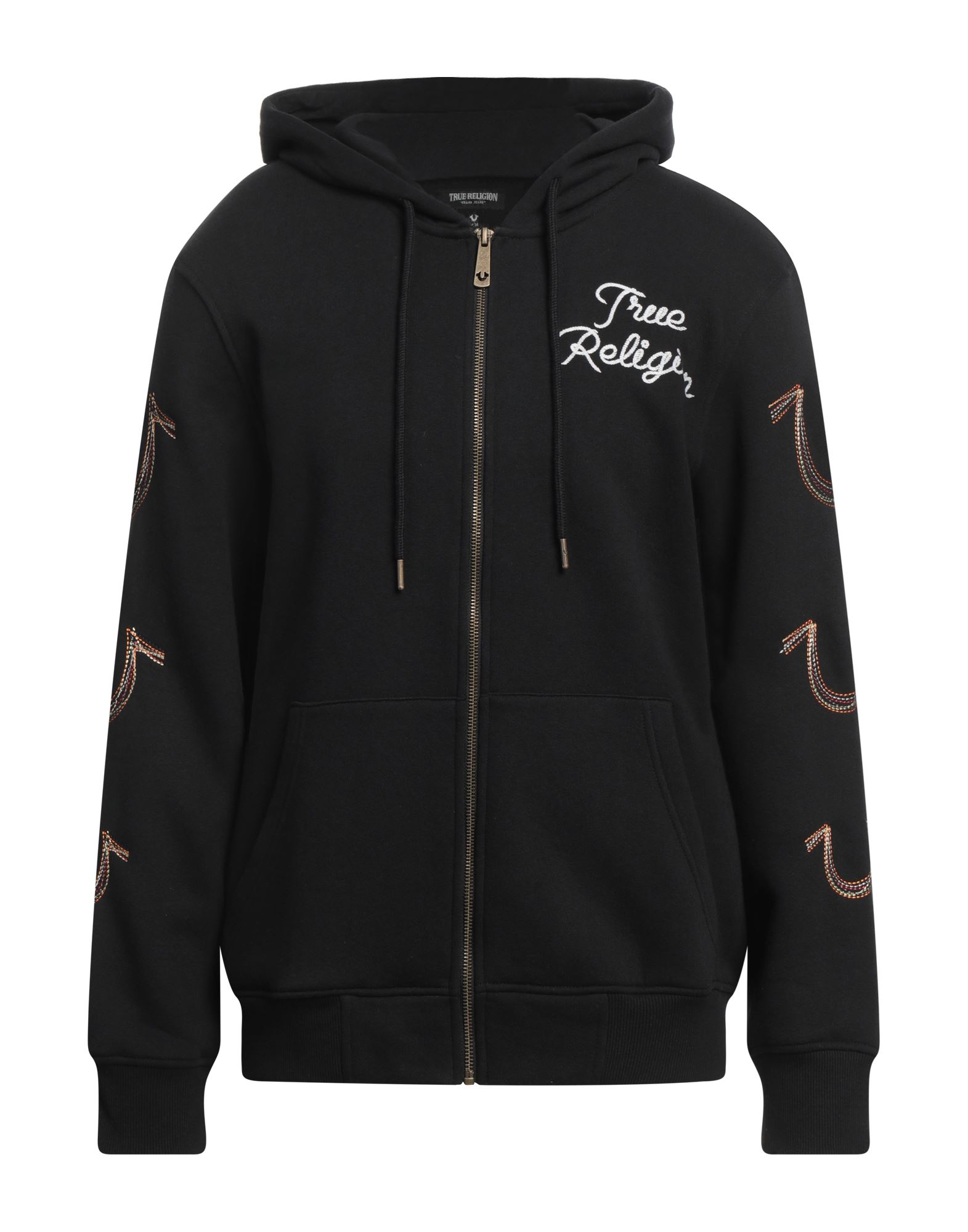 플리스, 장식 디테일 솔리드 컬러, 자수 장식, 브랜드 로고, 후드, 롱 슬리브, 지퍼 여밈, 멀티 포켓, 세탁기로 세탁, 표백 금지, 건조기 사용가능, 다림질 금지. 이미지