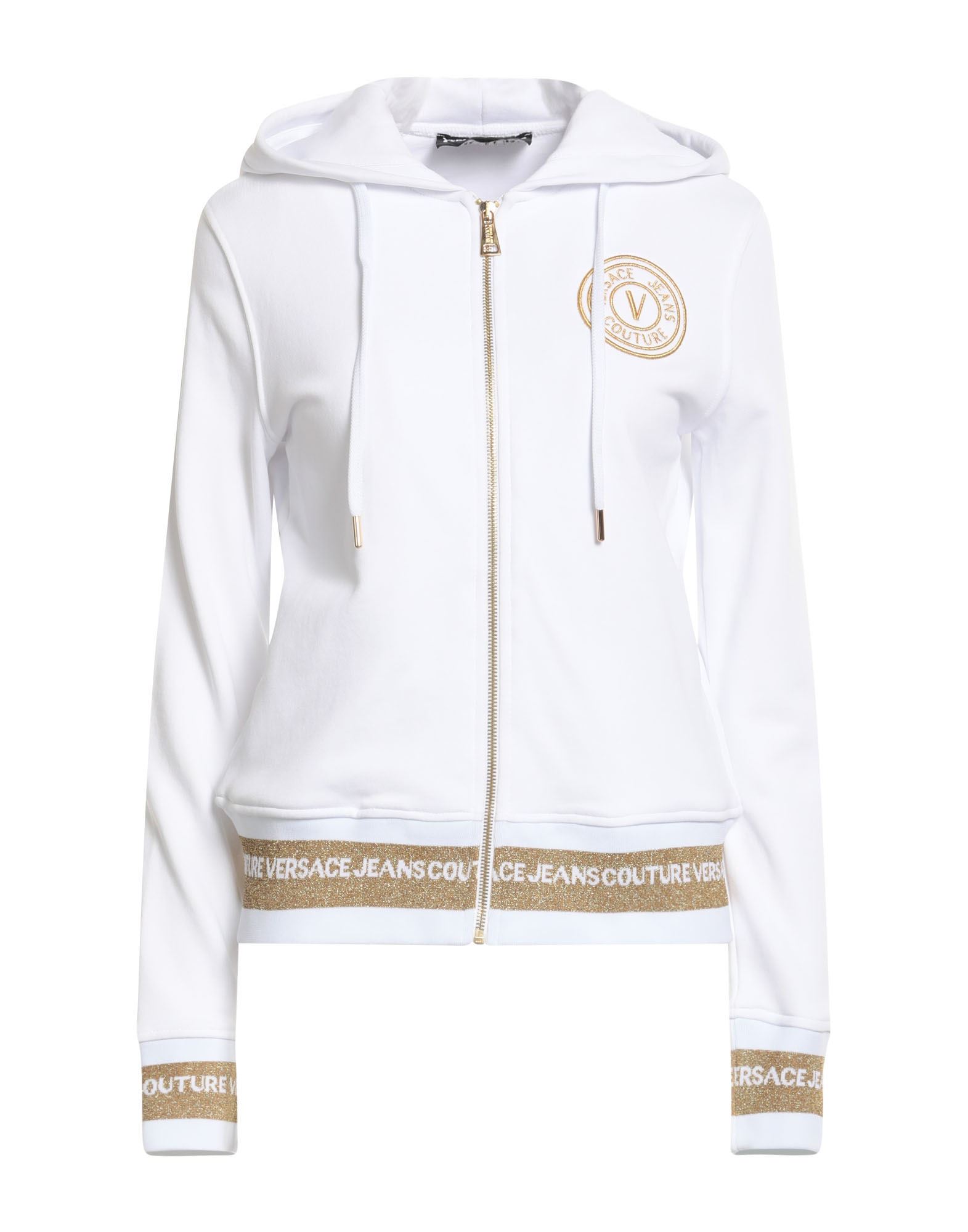 플리스, 라메, 브랜드 로고, 자수 장식, 장식 디테일 솔리드 컬러, 후드, 롱 슬리브, 지퍼 여밈, 포켓 없음, 스몰 핏. 이미지