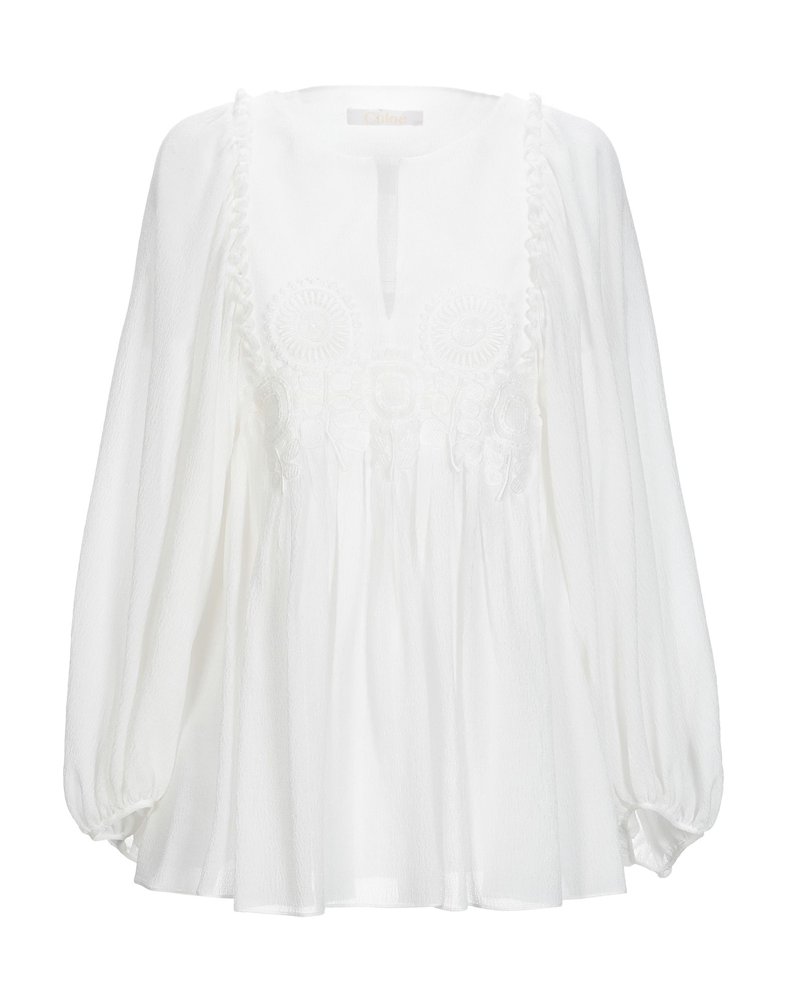 크레이프, 콘트라스트 디테일, 솔리드 컬러, 롱 슬리브, 포켓 없음, 라운드 네크라인, 라지 핏. 이미지