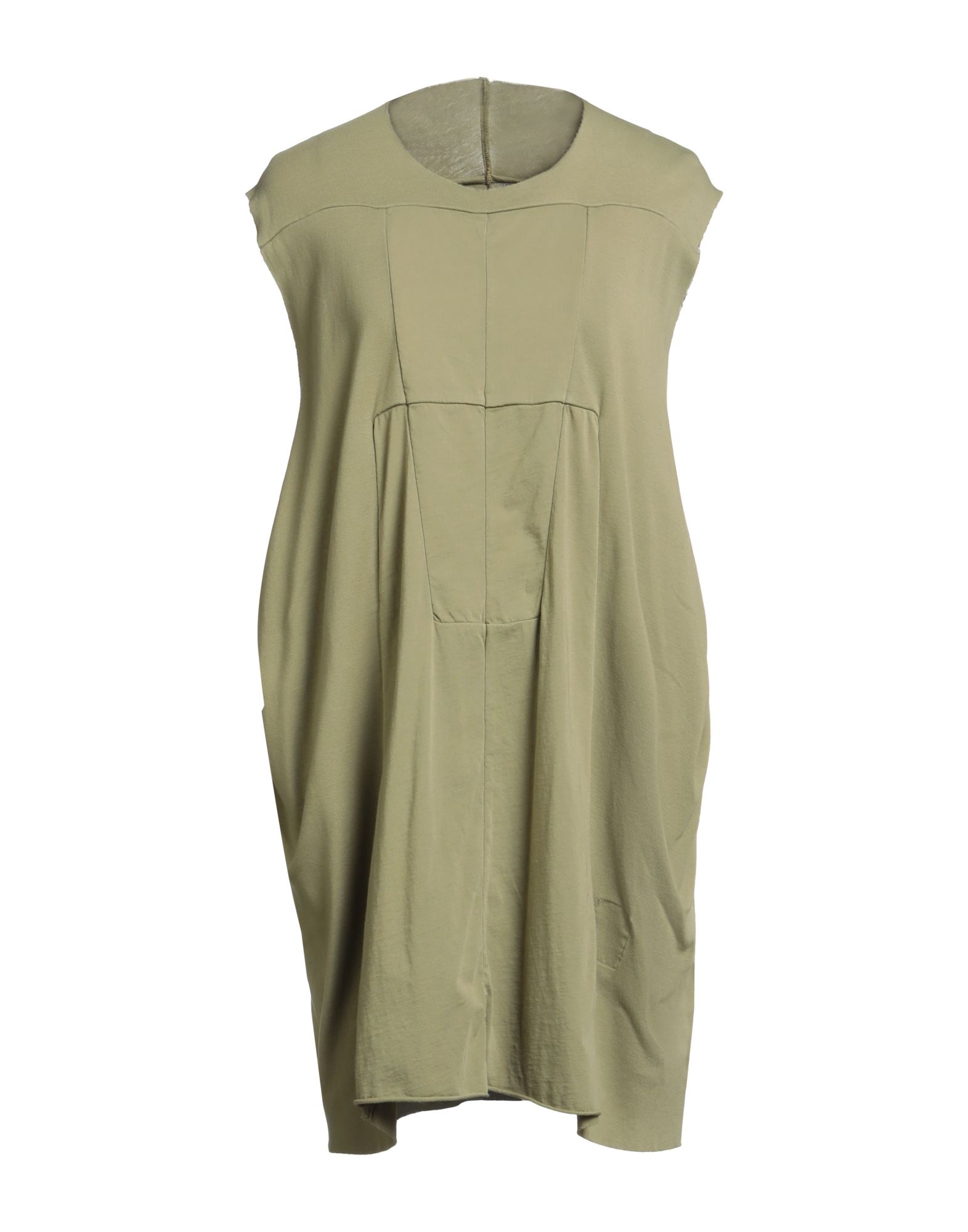 오버사이즈 티셔츠, 저지, 솔리드 컬러, 장식 부착 없음, 크루넥, 슬리브리스, 손세탁 또는 드라이클리닝, 표백 금지, 건조기 사용불가. 이미지