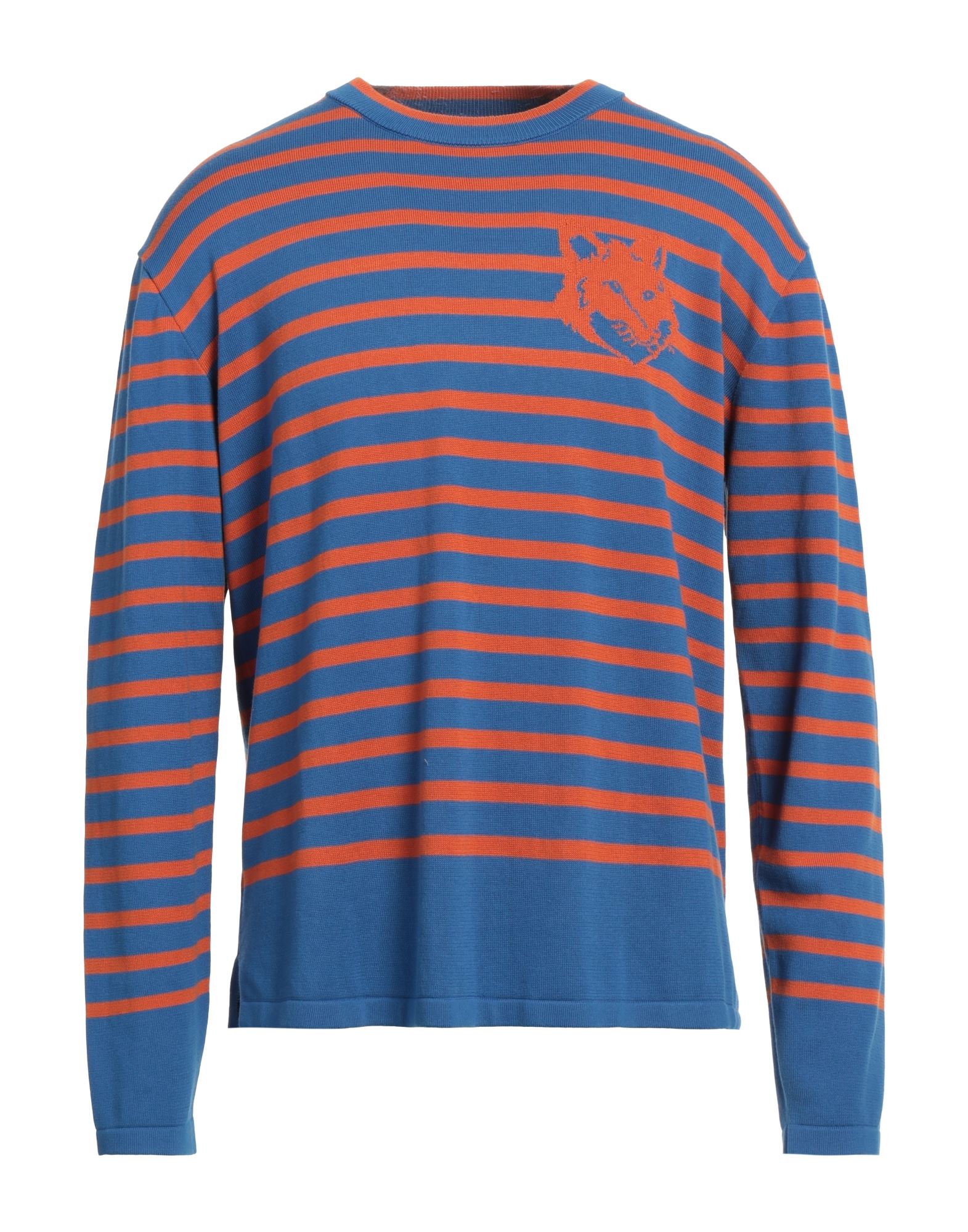 니트 소재, 누벅, 라이트웨이트 니트, 자수 장식, 스트라이프, 크루넥, 롱 슬리브, 포켓 없음, 사이드 슬릿 헴라인, 세탁기 세탁 또는 드라이클리닝, 표백 금지, 건조기 사용불가. 이미지