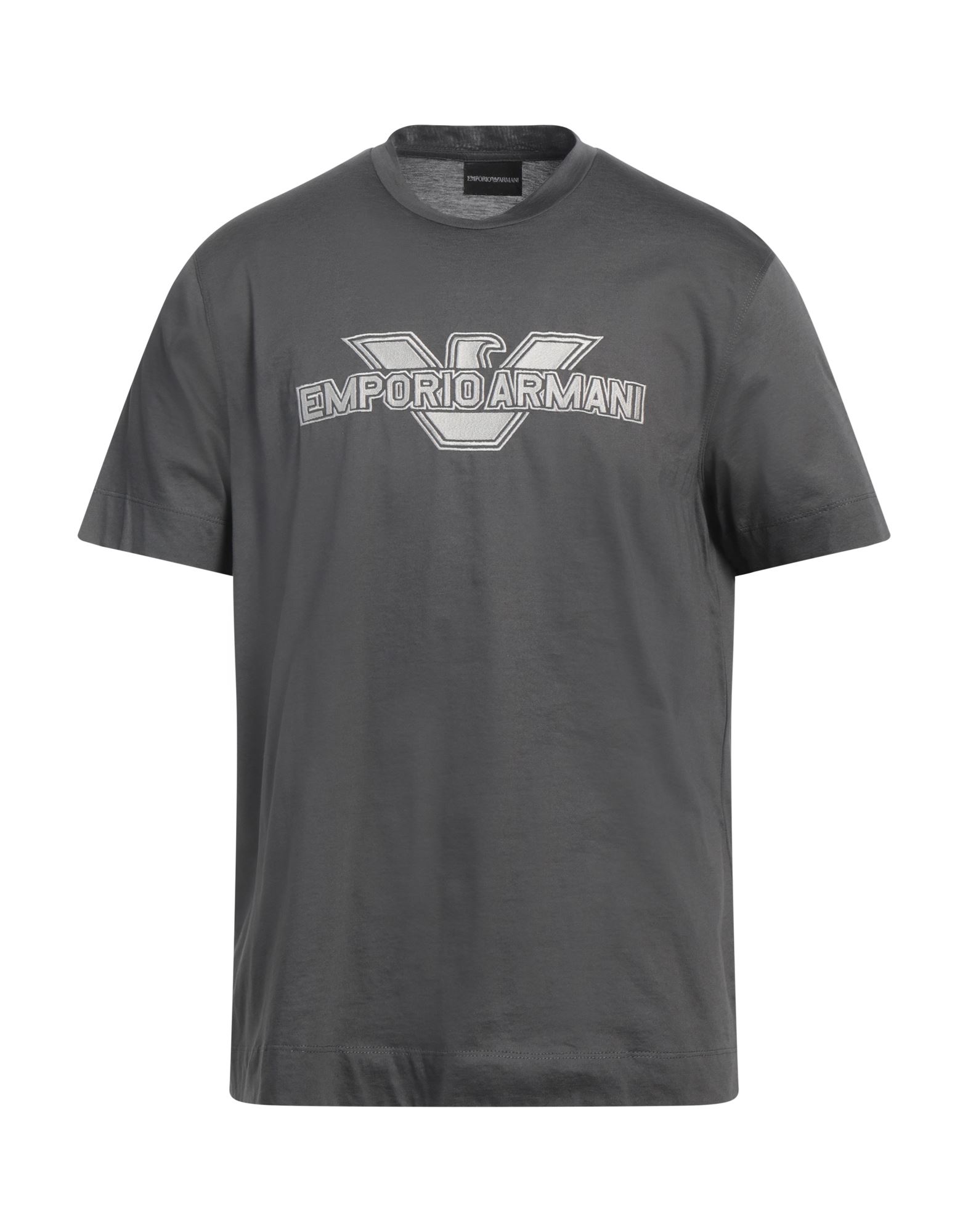 티셔츠, 저지, 장식 디테일 솔리드 컬러, 자수 로고 장식, 크루넥, 쇼트 슬리브, 세탁기로 세탁, 건조기 사용불가. 이미지