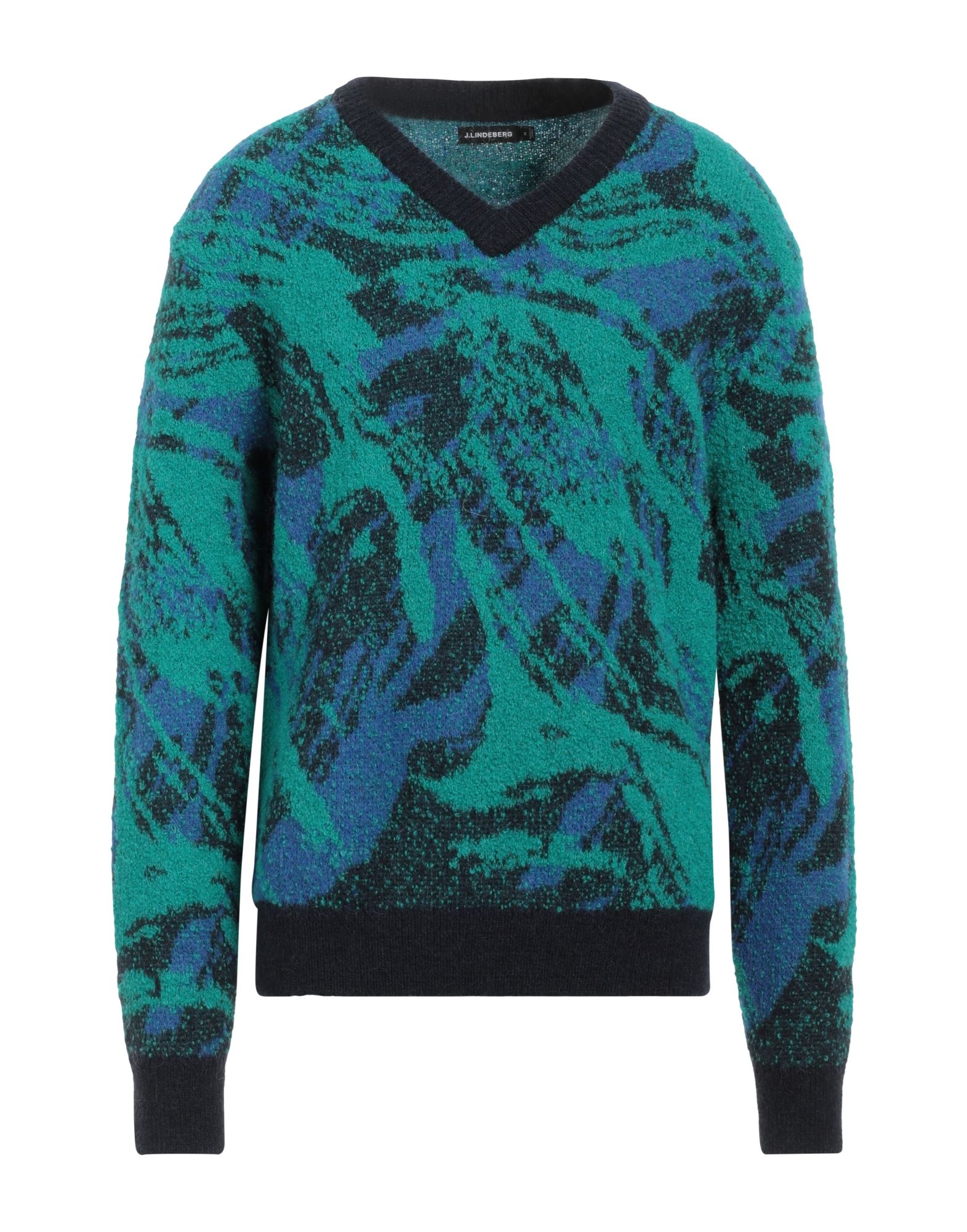 니트 소재, 자카드, 헤비웨이트 니트, 장식 부착 없음, 멀티컬러 패턴, v 네크라인, 롱 슬리브, 리브 조직 커프스, 손세탁 또는 드라이클리닝, 표백 금지, 건조기 사용불가. 이미지