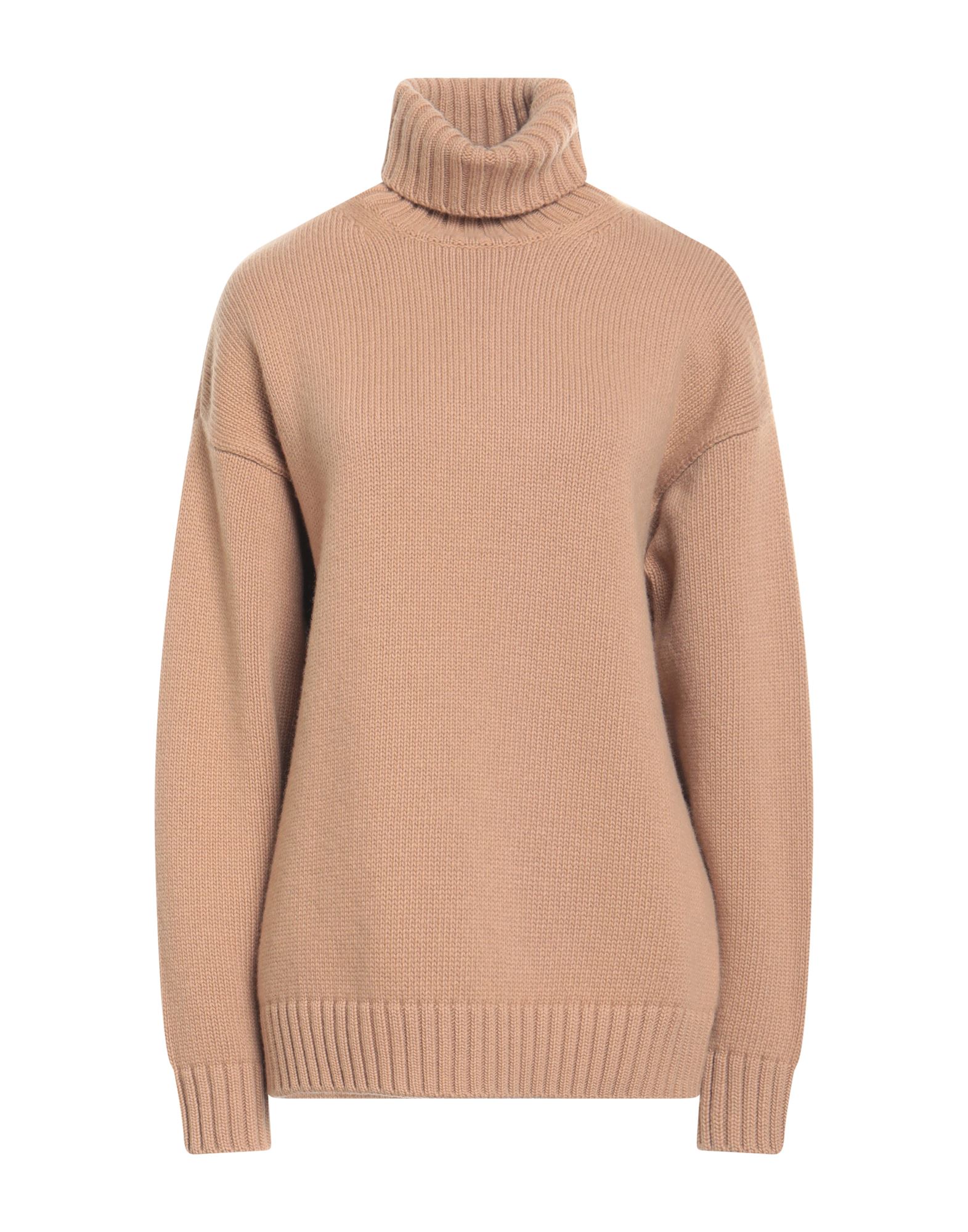 니트 소재, 라이트웨이트 니트, 장식 부착 없음, 솔리드 컬러, 터틀넥, 롱 슬리브, 포켓 없음, 드라이클리닝, 표백 금지, 다림질 금지. 이미지