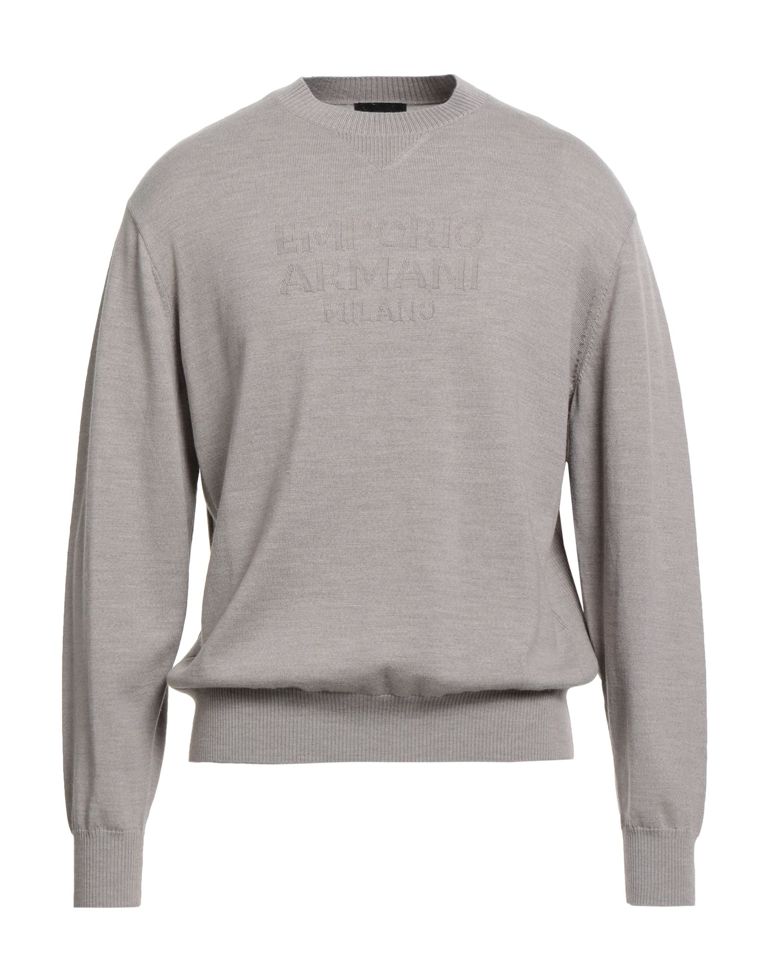 울, 멜란지, 브랜드 로고, 크루넥, 롱 슬리브, 손세탁, 표백 금지, 건조기 사용불가. 이미지