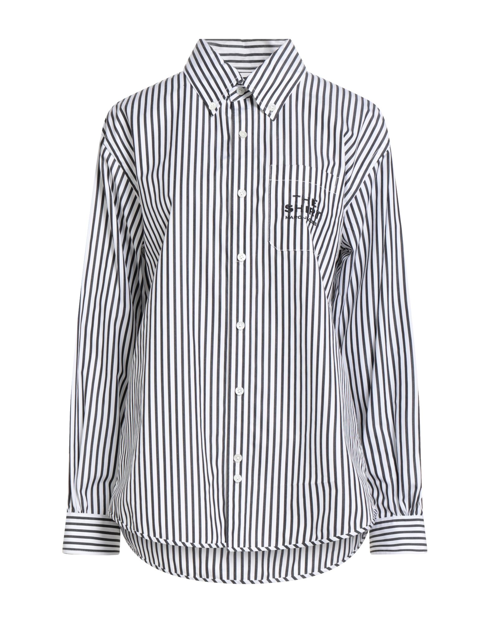 셔츠, 포플린, 스트라이프, 브랜드 로고, 버튼다운 칼라, 롱 슬리브, 버튼 커프스, 버튼 여밈, 포켓 1개, 드라이클리닝, 표백 금지, 건조기 사용불가. 이미지